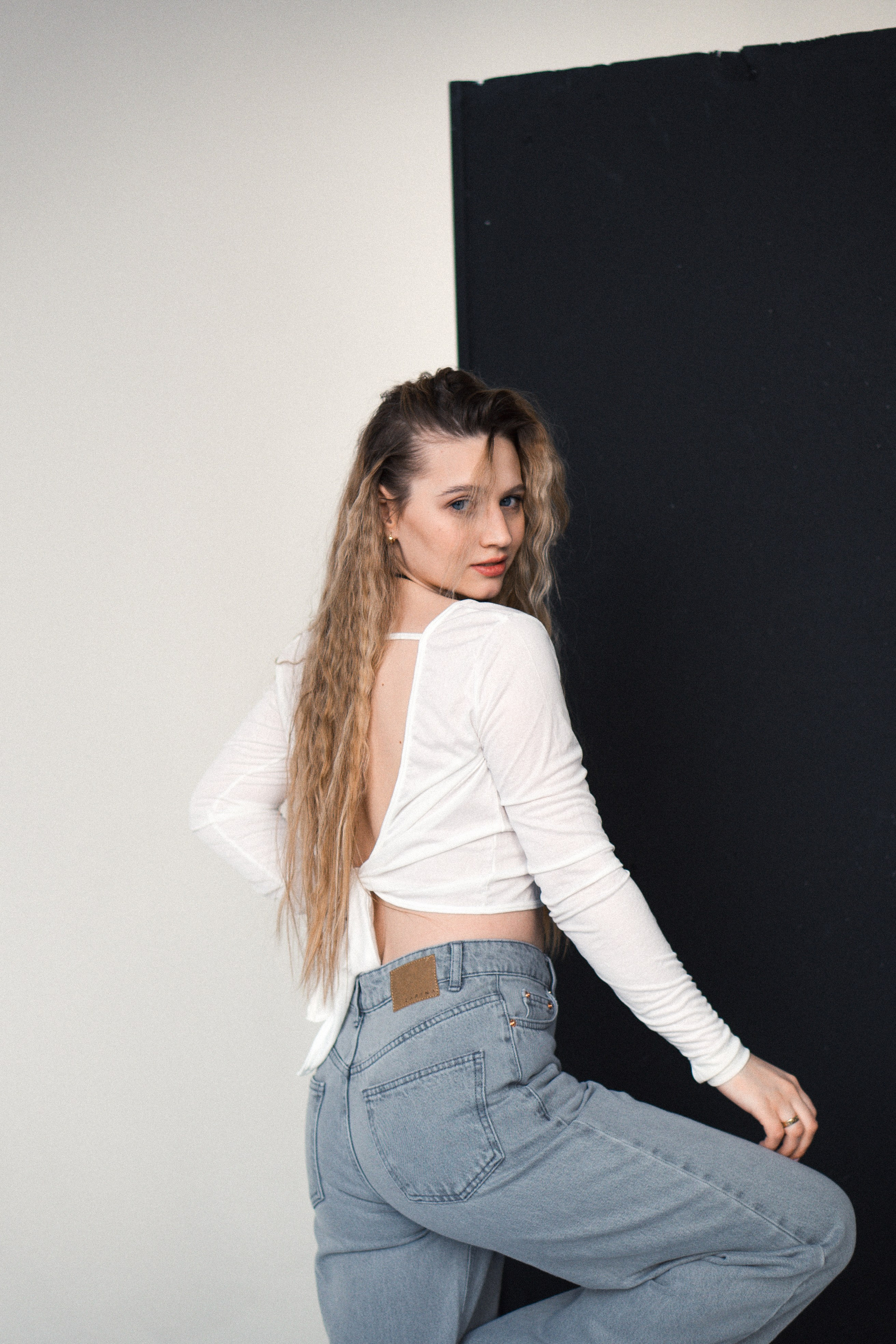 Персональная женская фотосессия в студии. Фотограф Москва