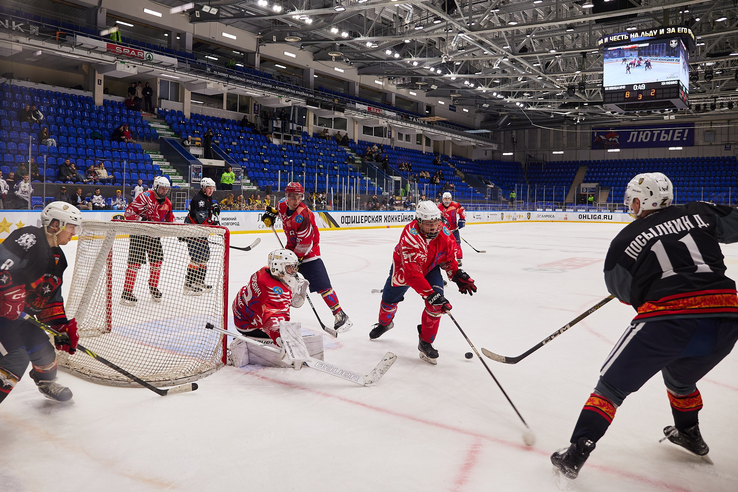 Репортаж. Офицерская хоккейная лига 2025 год. Спортивный фотограф Некрасов Денис