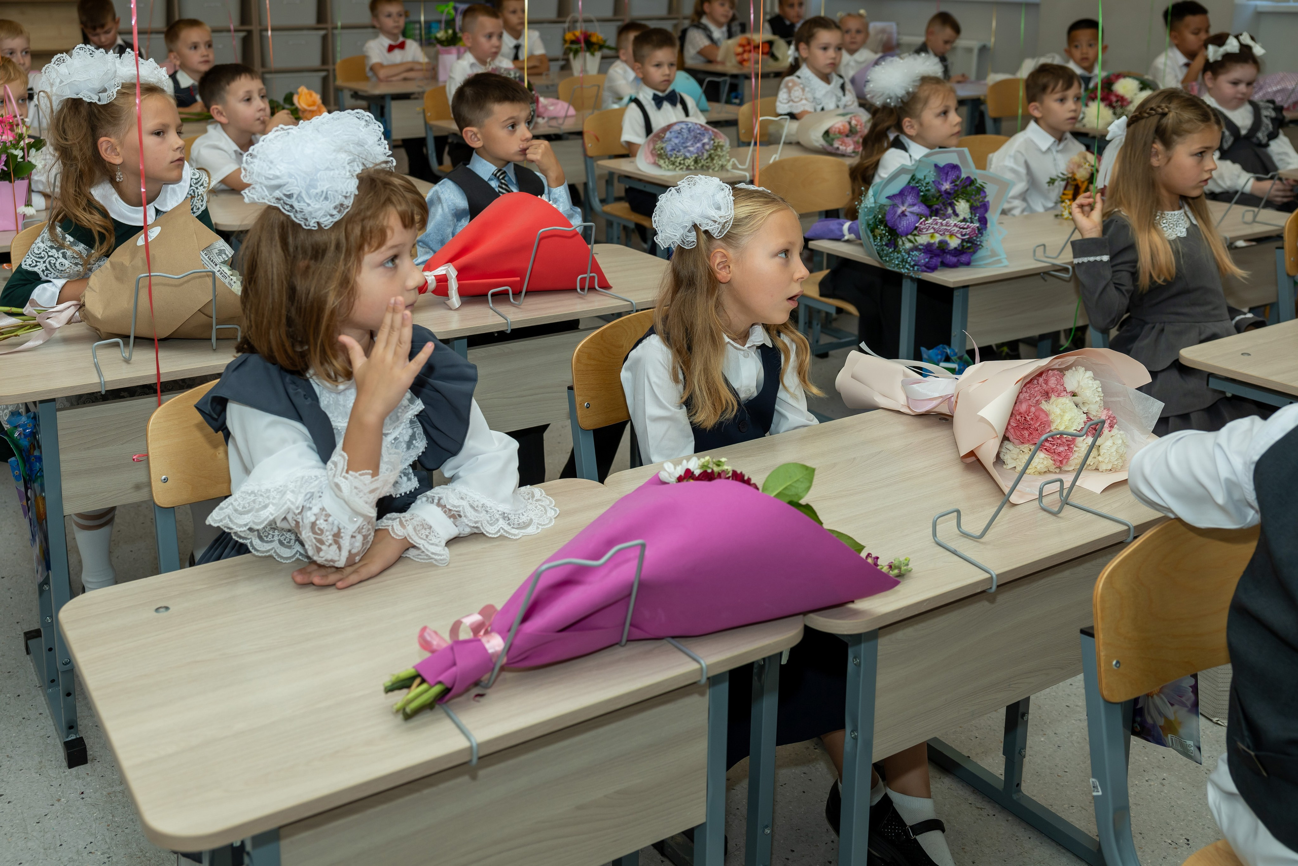 Первый раз в первый класс (репортажная съемка). Фотограф в Серпухове Наталья Руденко