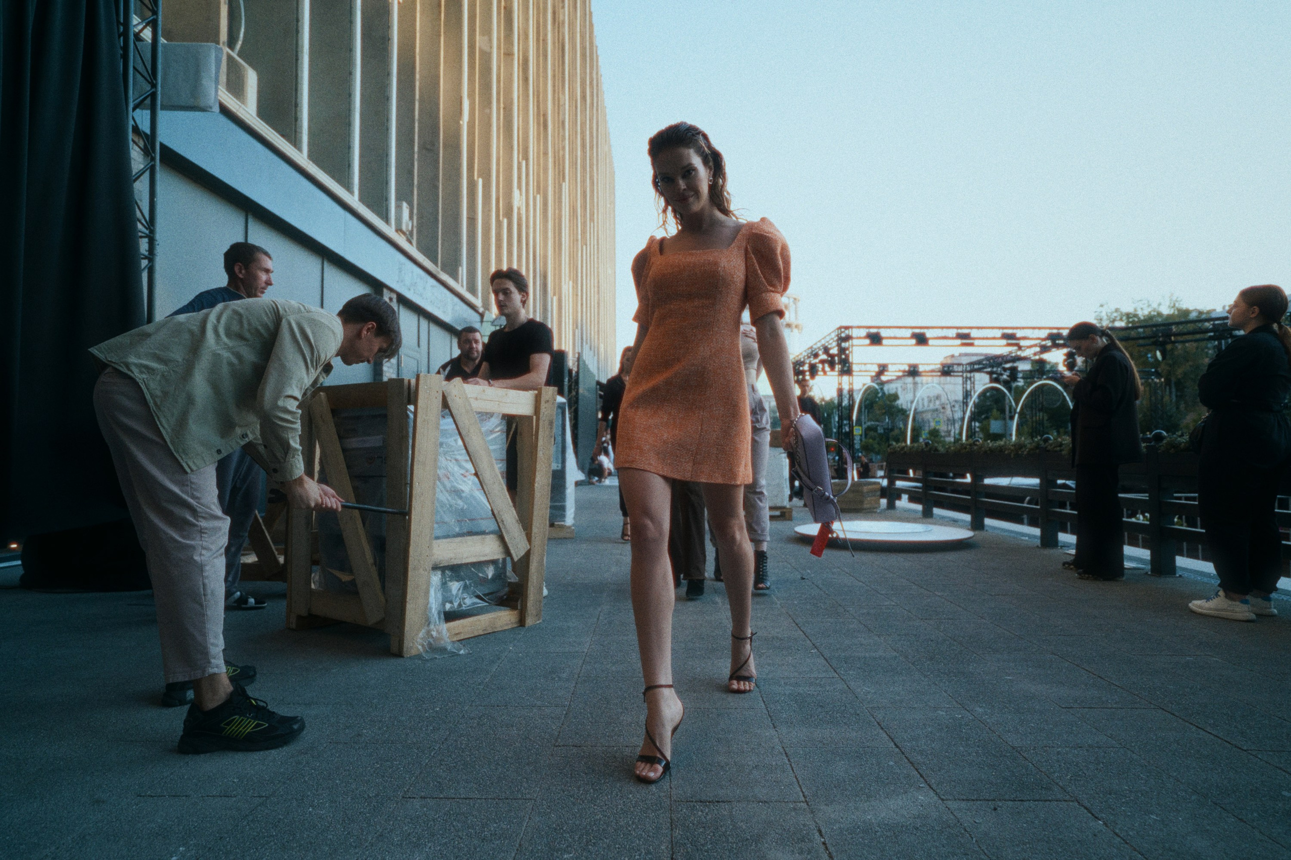 Vomi (backstage). Фотограф Юрин Евгений