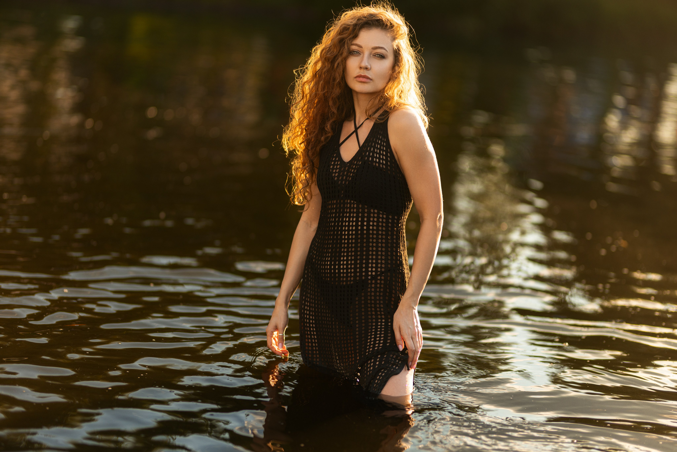 Съемка с Дианой у водоема на базе отдыха в формате для «себя». Дмитрий Шульгин, портретный фотограф в Воронеже