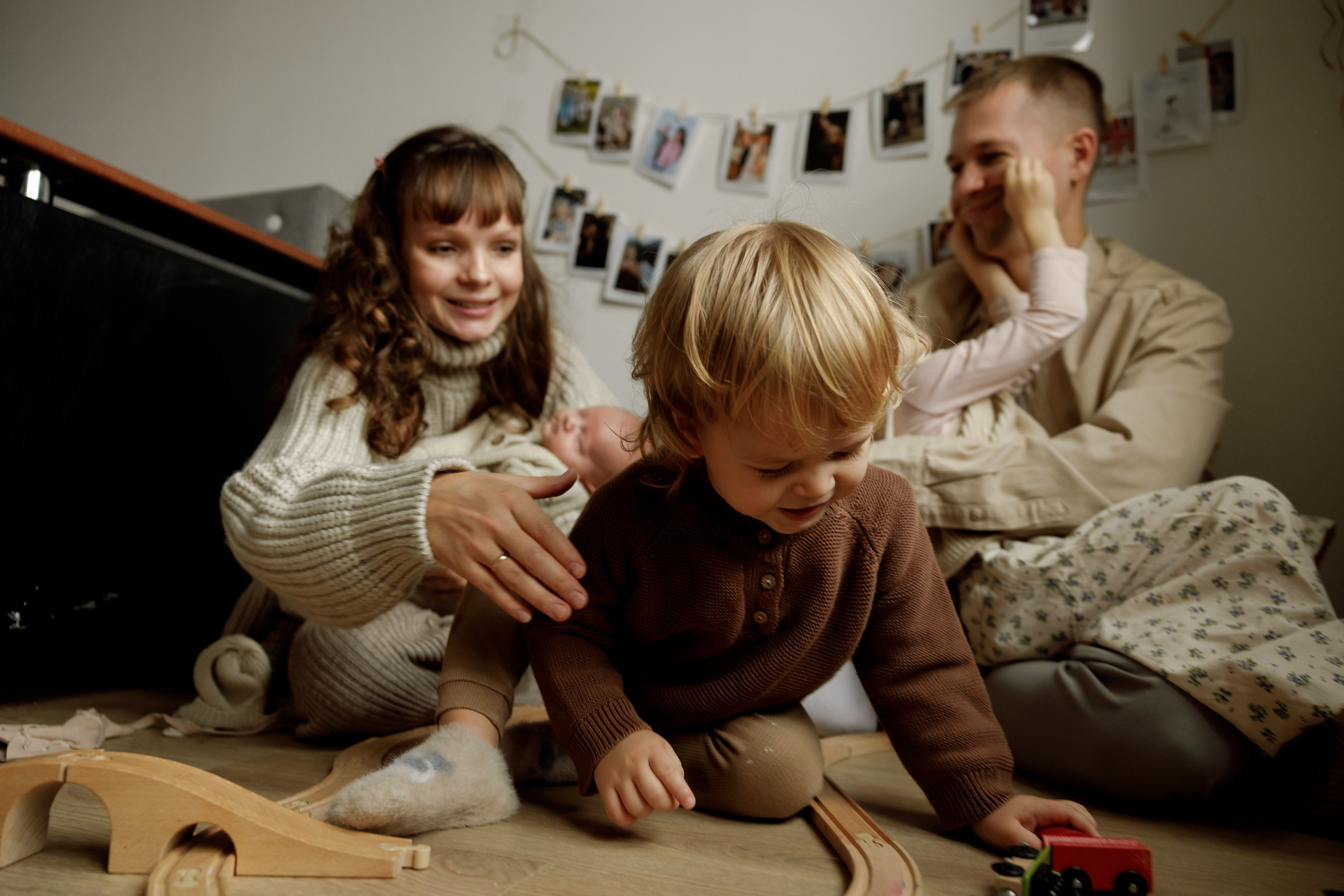 Домашняя семейная съёмка. Фотограф Москва
