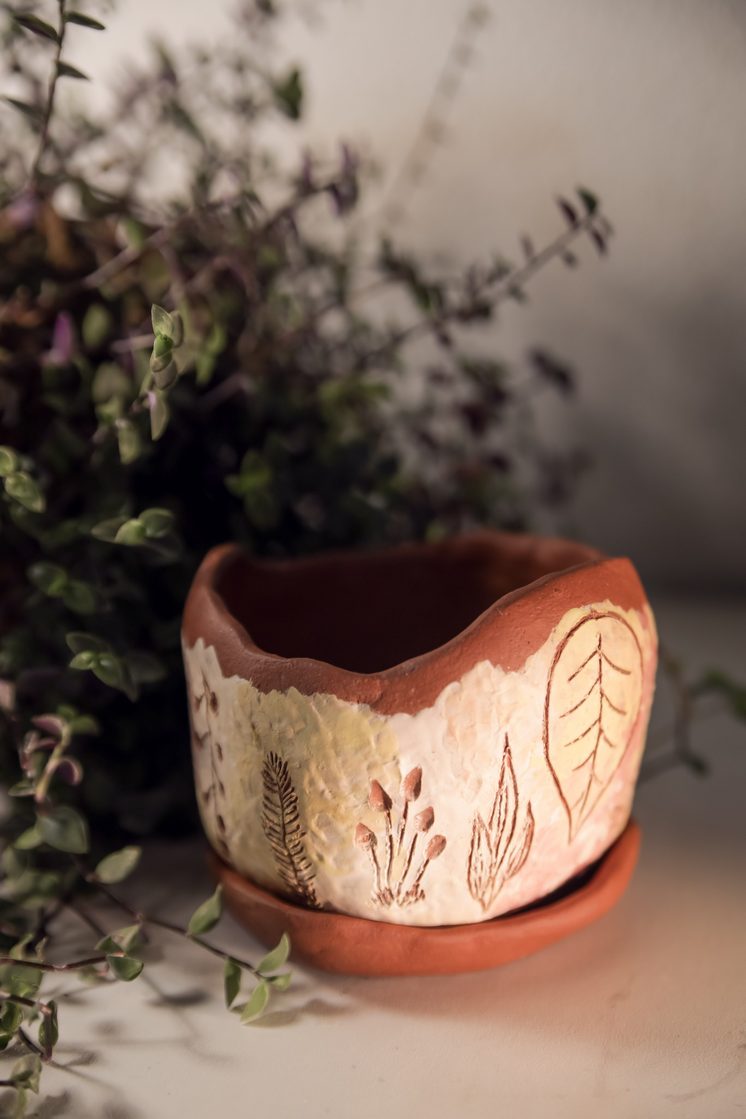 Горшок с поддоном 800 р. Катя Цвет