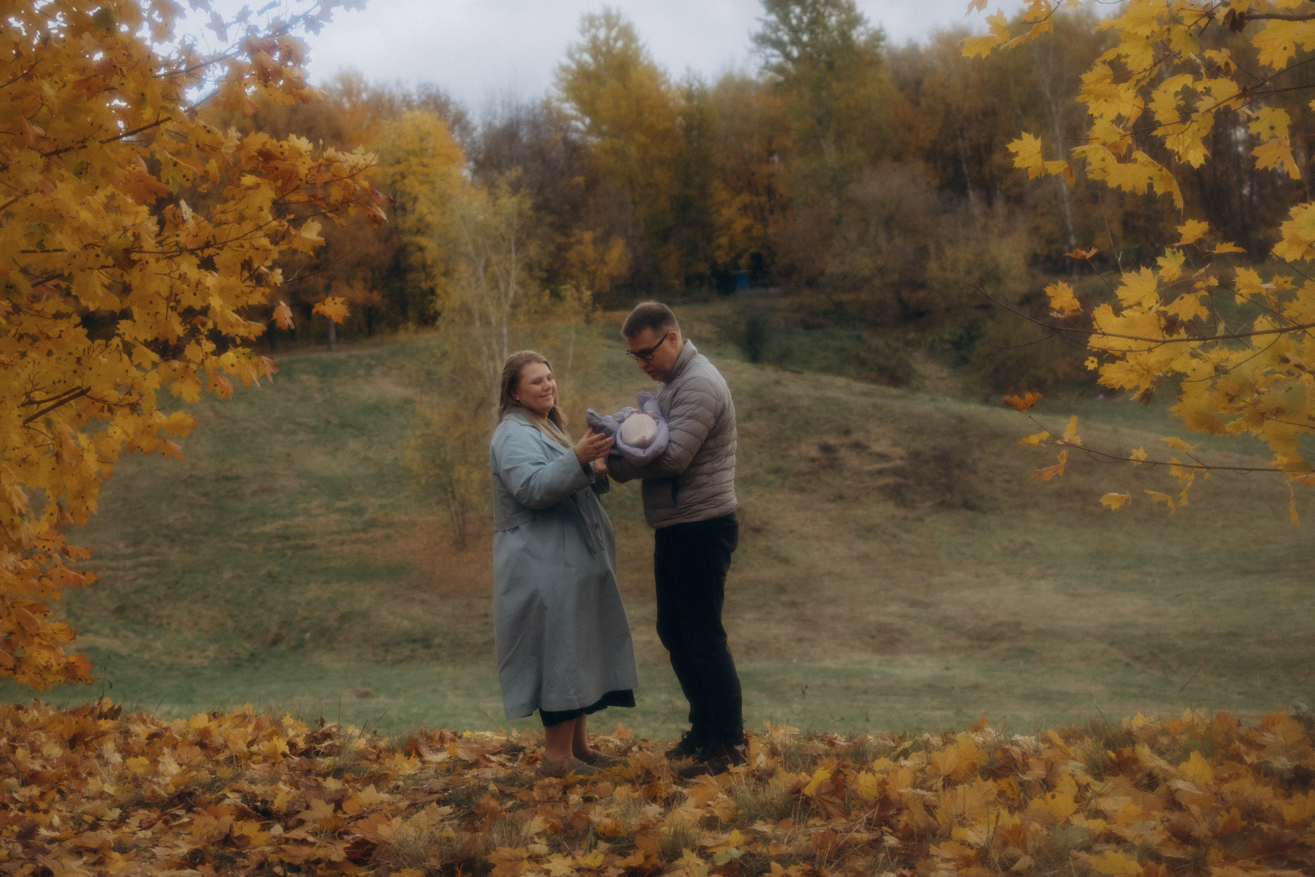 Семейная фотосессия осенью в Москве