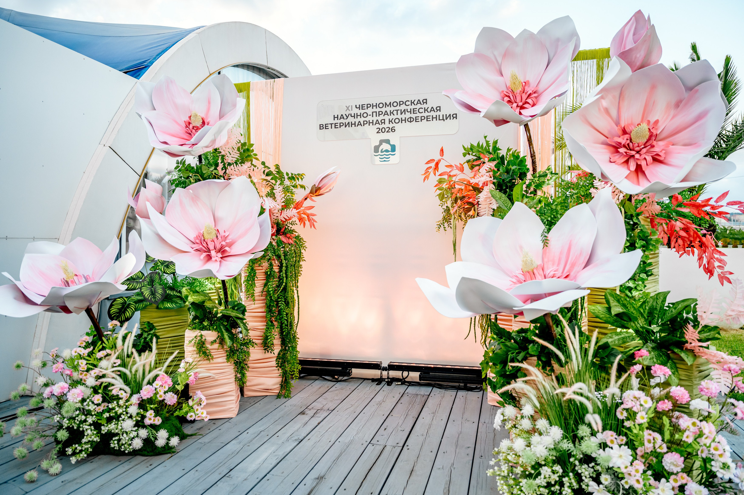 Ветеринарная конференция. VIZUAL DECOR Сочи — профессиональное декоративное оформление мероприятий, стильных входных групп и интерьерных пространств