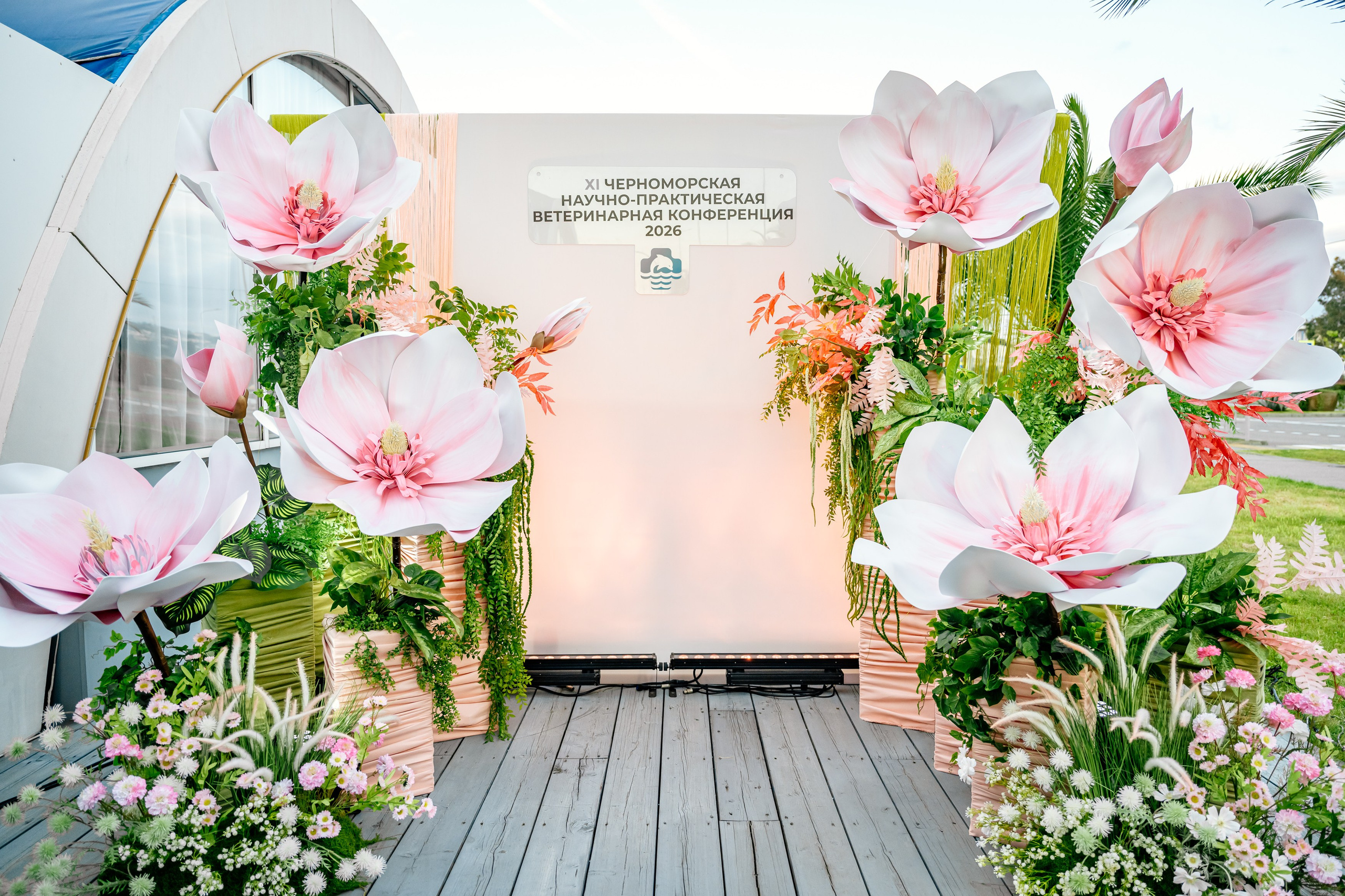 Ветеринарная конференция. VIZUAL DECOR Сочи — профессиональное декоративное оформление мероприятий, стильных входных групп и интерьерных пространств