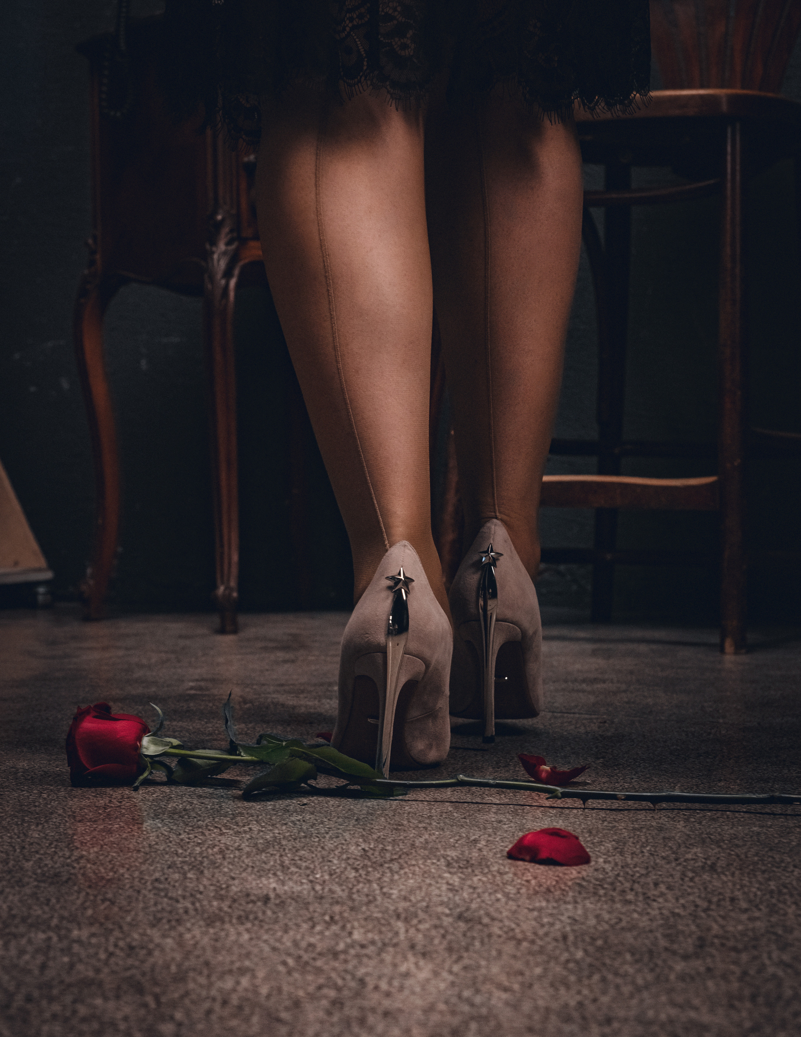 Тайная встреча. Фотосессия в Спб в студии, фотограф Панютина Марина