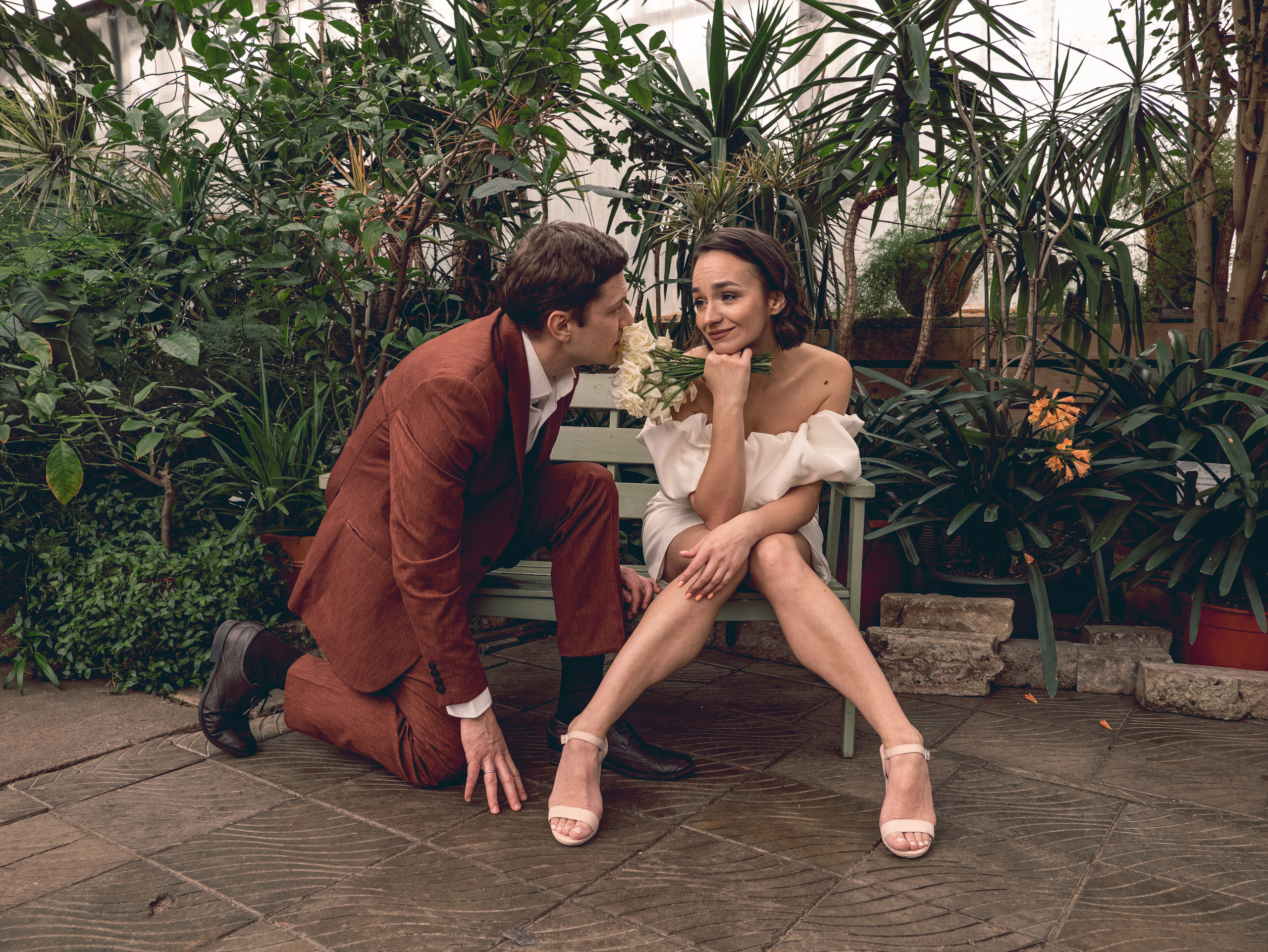 Валерия и Александр. Фотосессия в Спб в студии, фотограф Панютина Марина