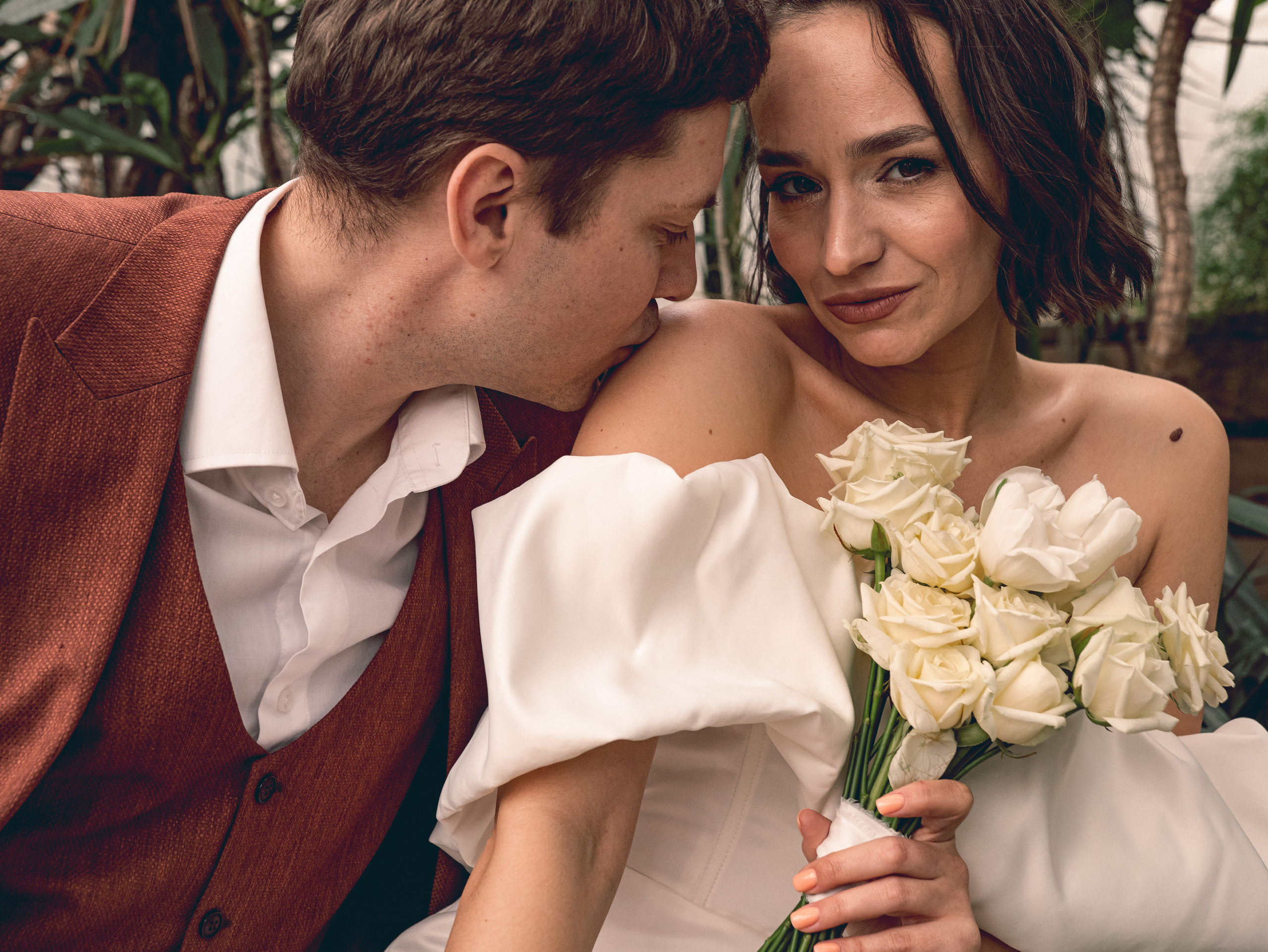 Валерия и Александр. Фотосессия в Спб в студии, фотограф Панютина Марина