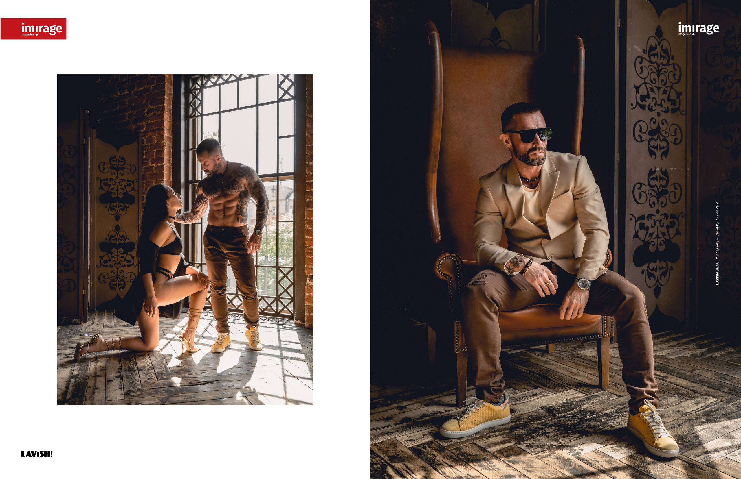 IMIRAGEmagazine · Print · Seduction июнь 2023. Фотосессия в Спб в студии, фотограф Панютина Марина