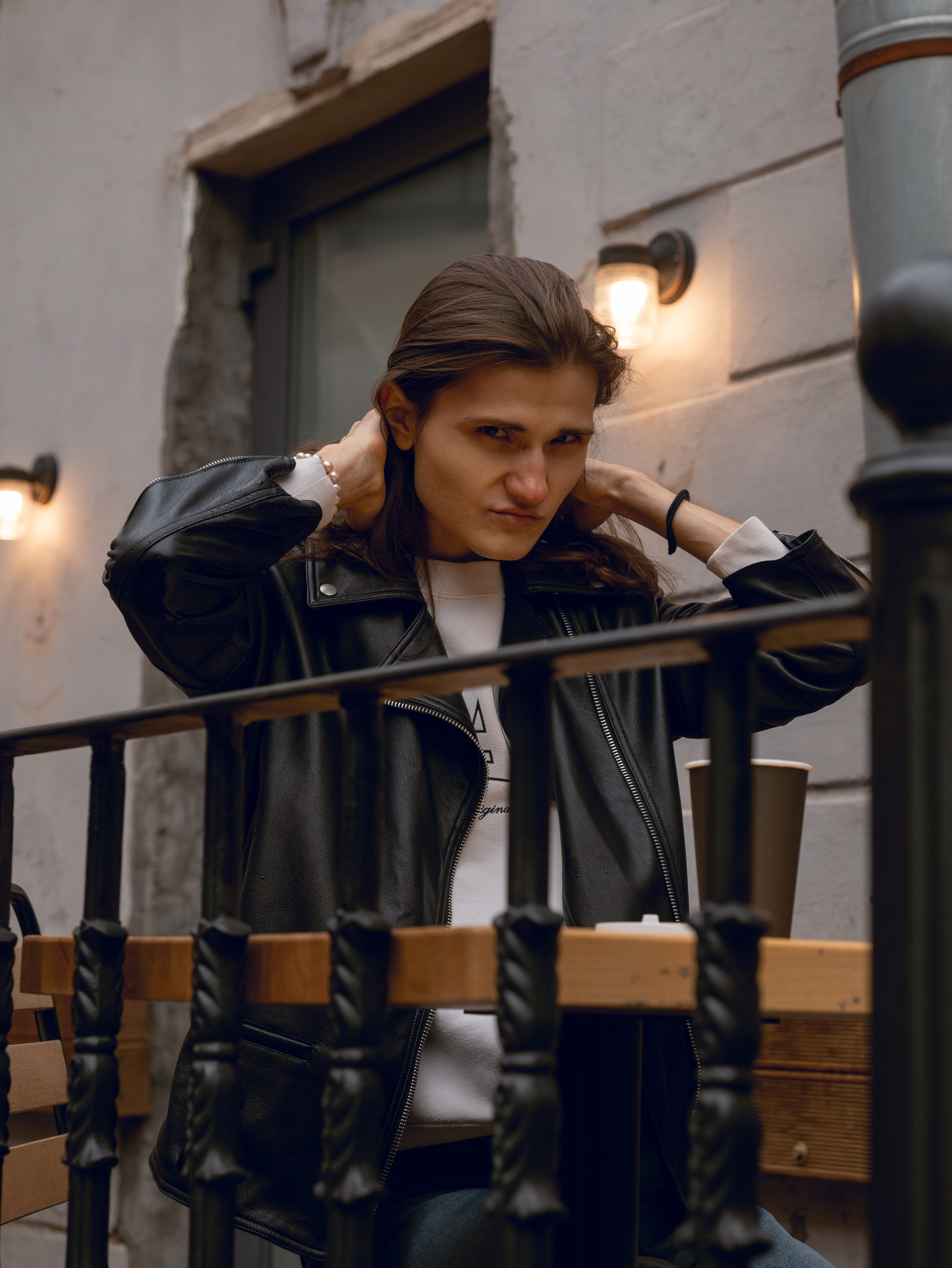 Павел — осенняя прогулка. Фотосессия в Спб в студии, фотограф Панютина Марина