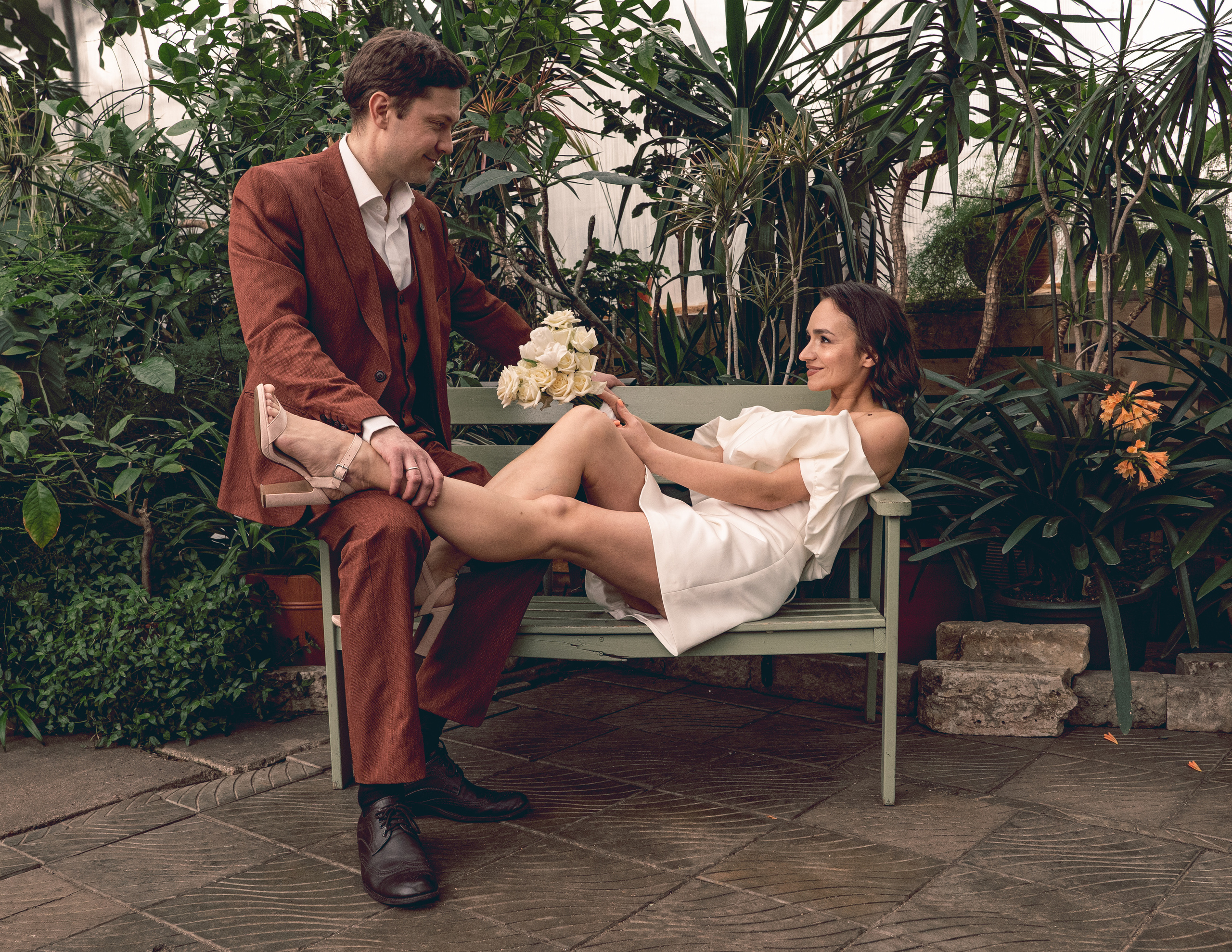 Валерия и Александр. Фотосессия в Спб в студии, фотограф Панютина Марина