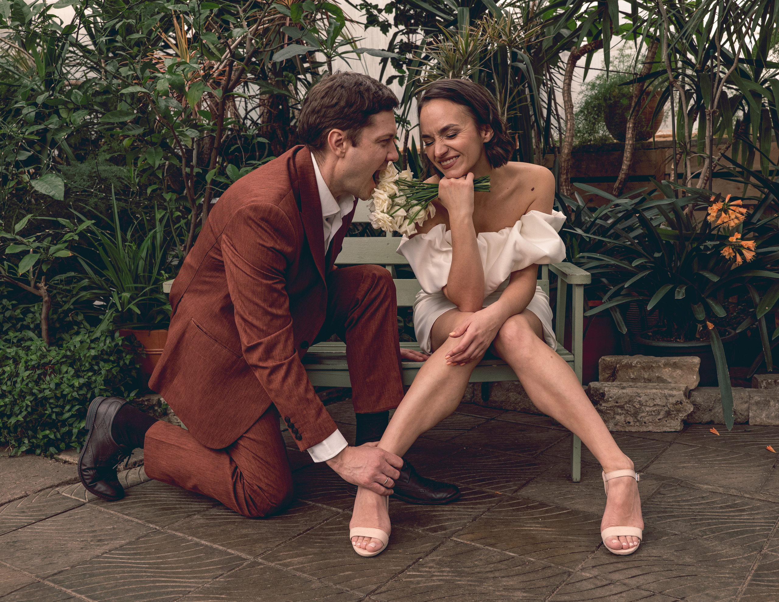 Валерия и Александр. Фотосессия в Спб в студии, фотограф Панютина Марина