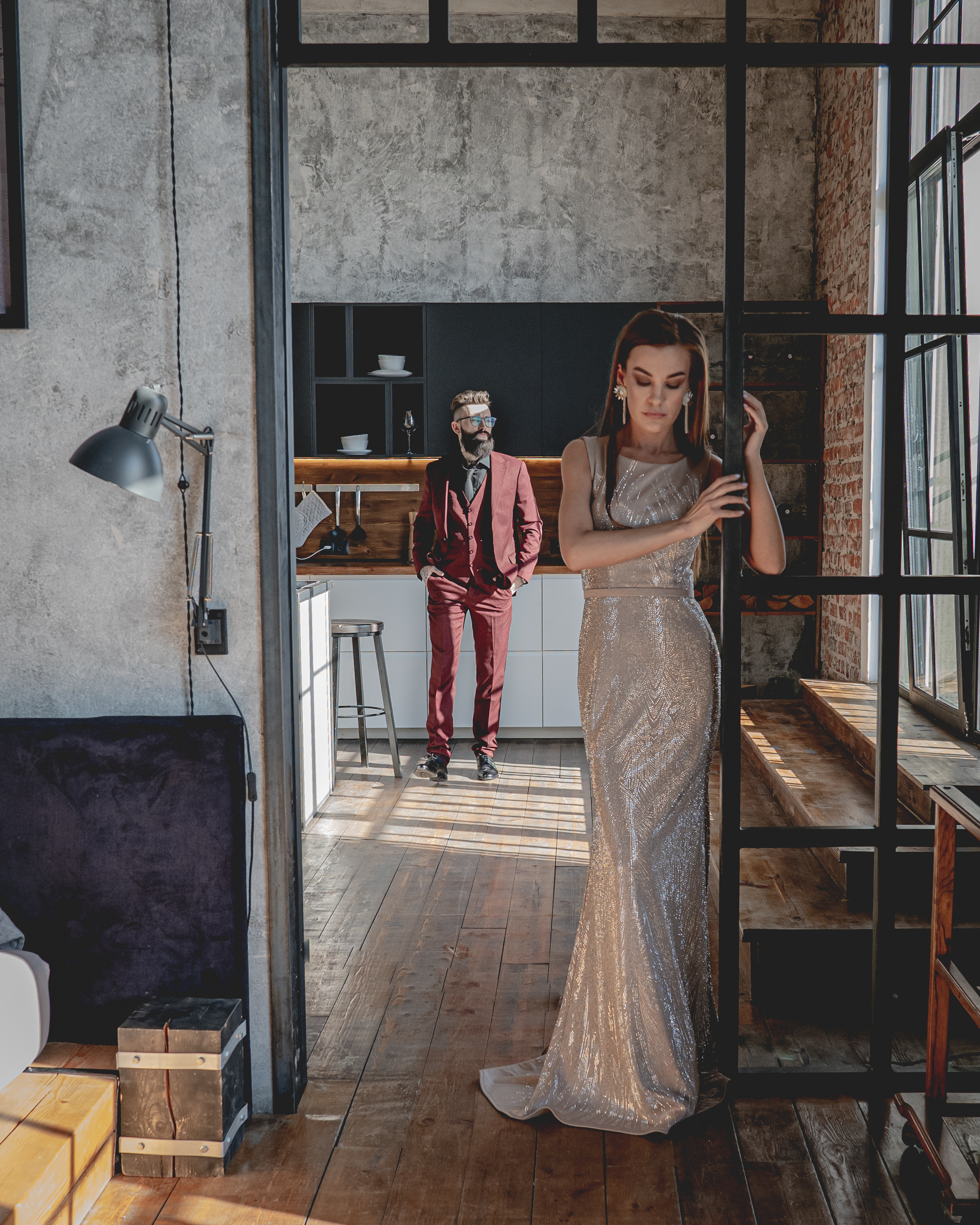 Кирилл и Наталья. Фотосессия в Спб в студии, фотограф Панютина Марина