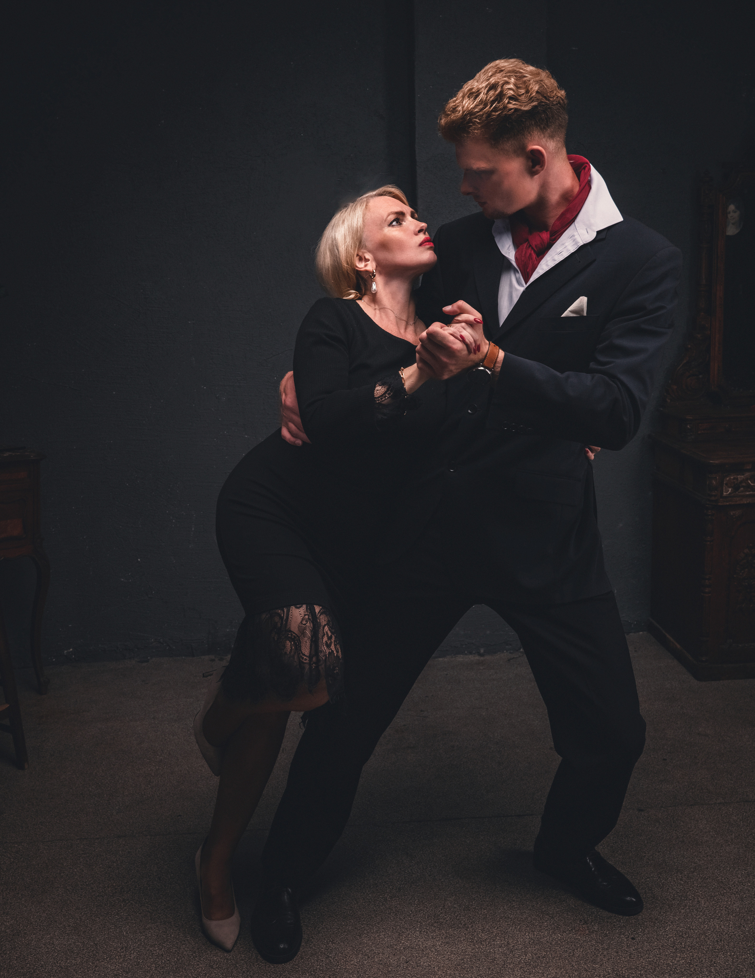 Тайная встреча. Фотосессия в Спб в студии, фотограф Панютина Марина