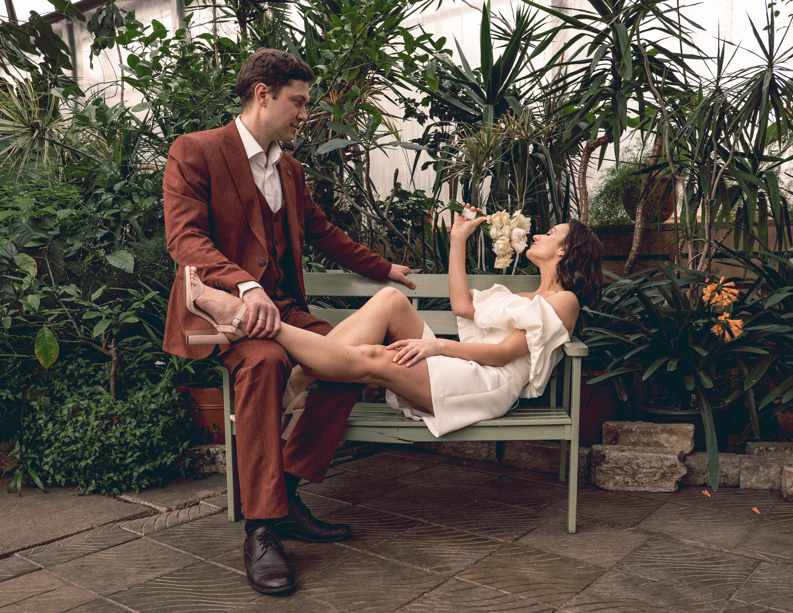 Валерия и Александр. Фотосессия в Спб в студии, фотограф Панютина Марина