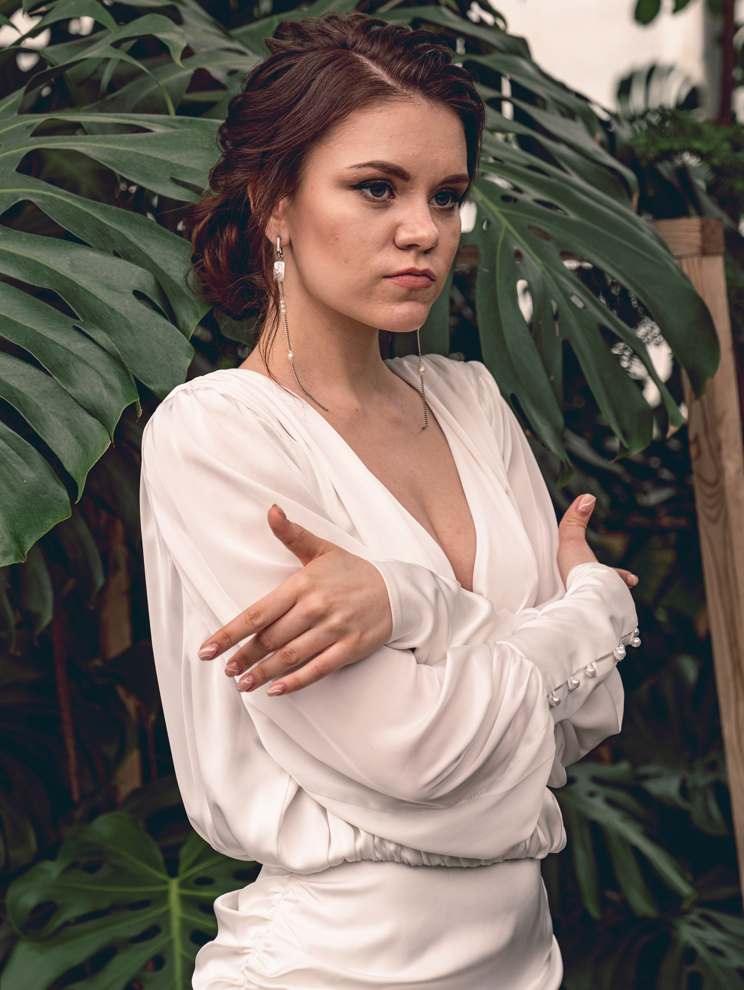 Дарья. Свадебный фотодень. Фотосессия в Спб в студии, фотограф Панютина Марина