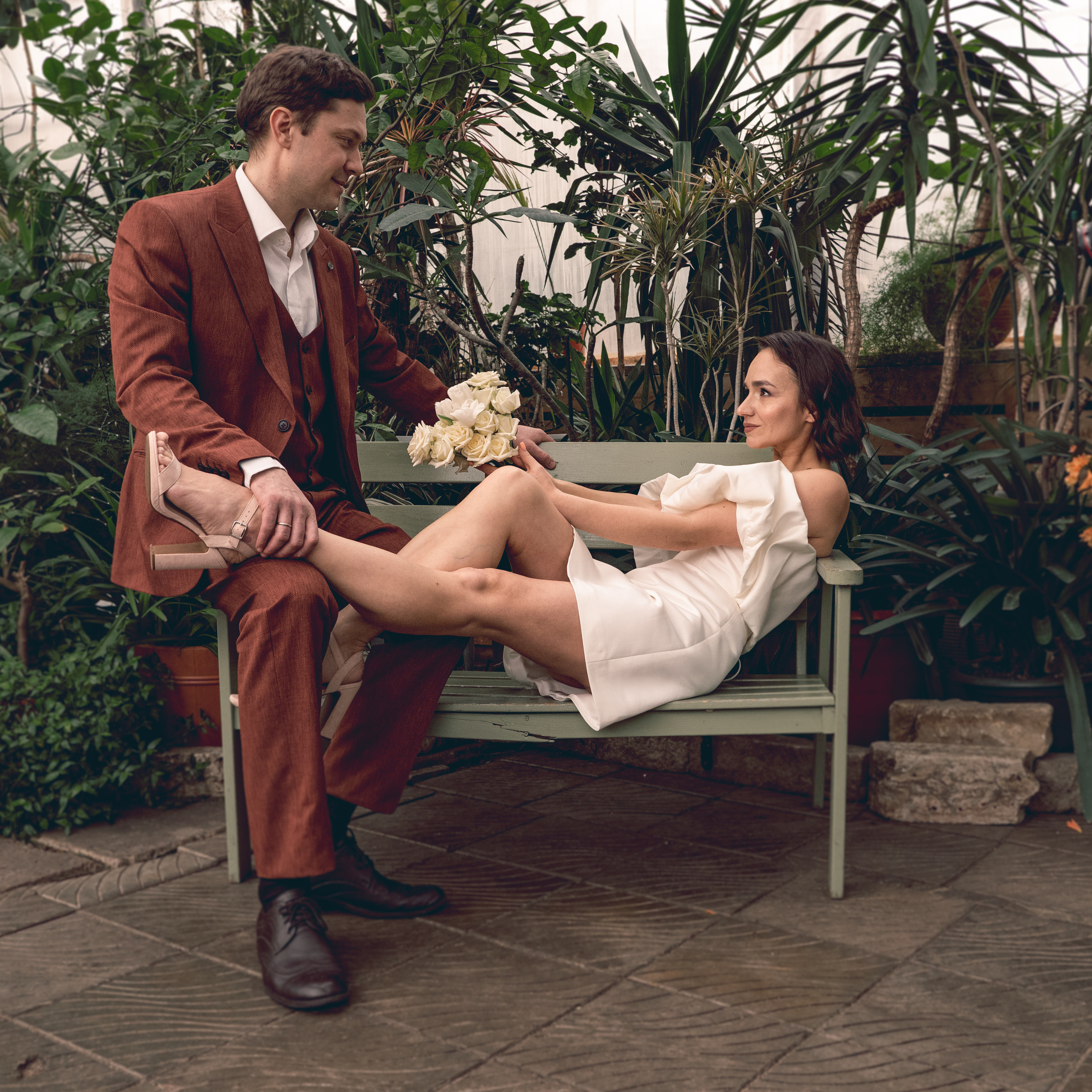 Валерия и Александр. Фотосессия в Спб в студии, фотограф Панютина Марина