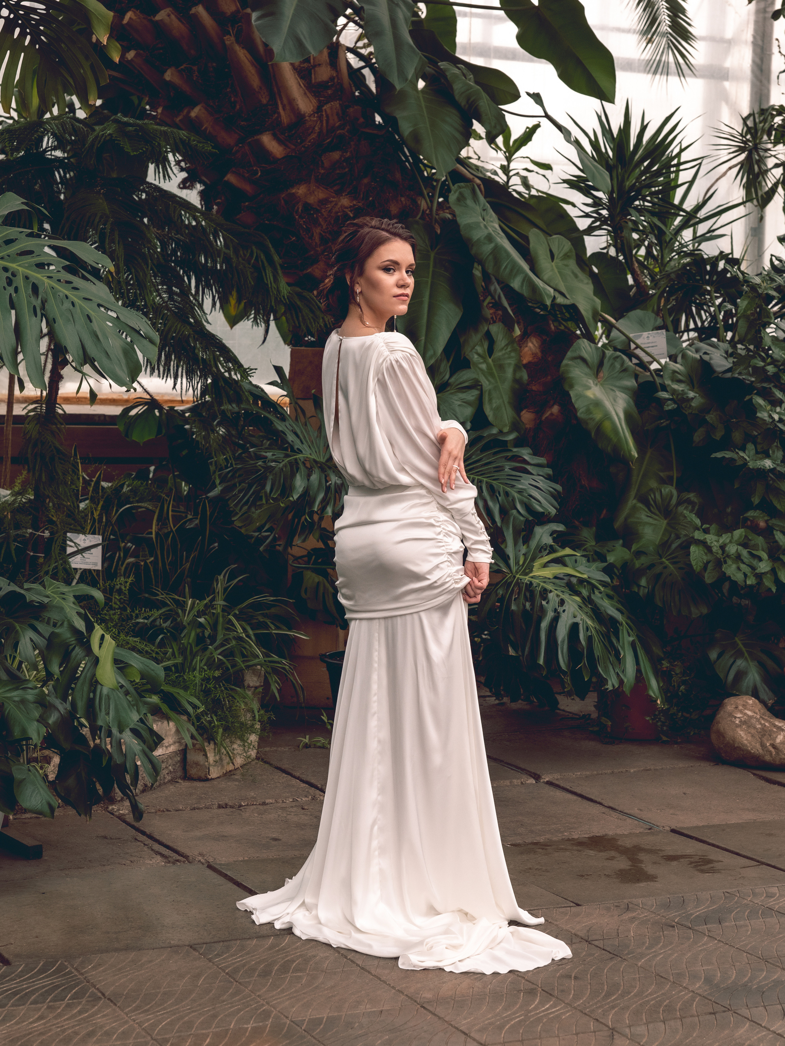 Дарья. Свадебный фотодень. Фотосессия в Спб в студии, фотограф Панютина Марина