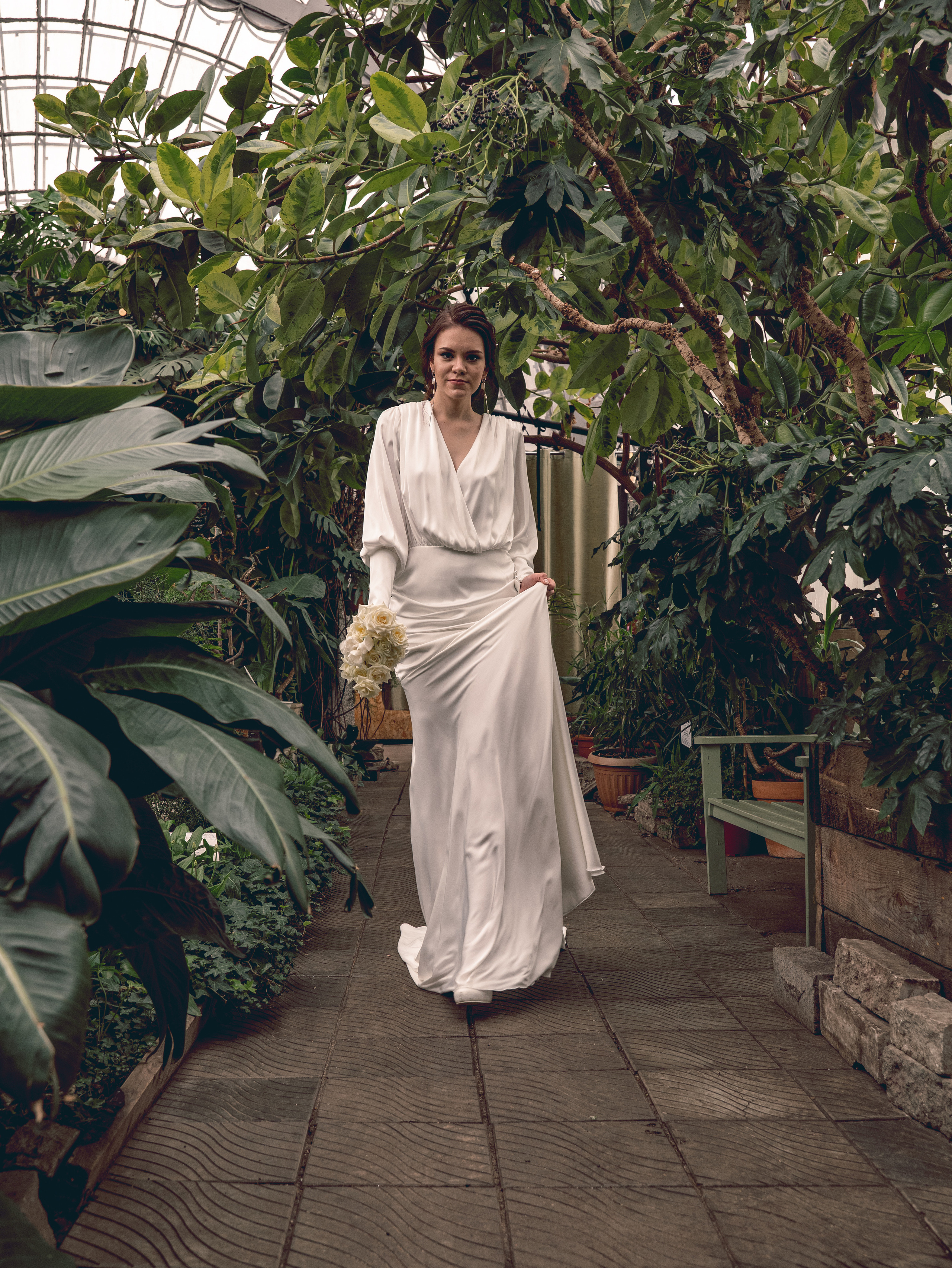 Дарья. Свадебный фотодень. Фотосессия в Спб в студии, фотограф Панютина Марина