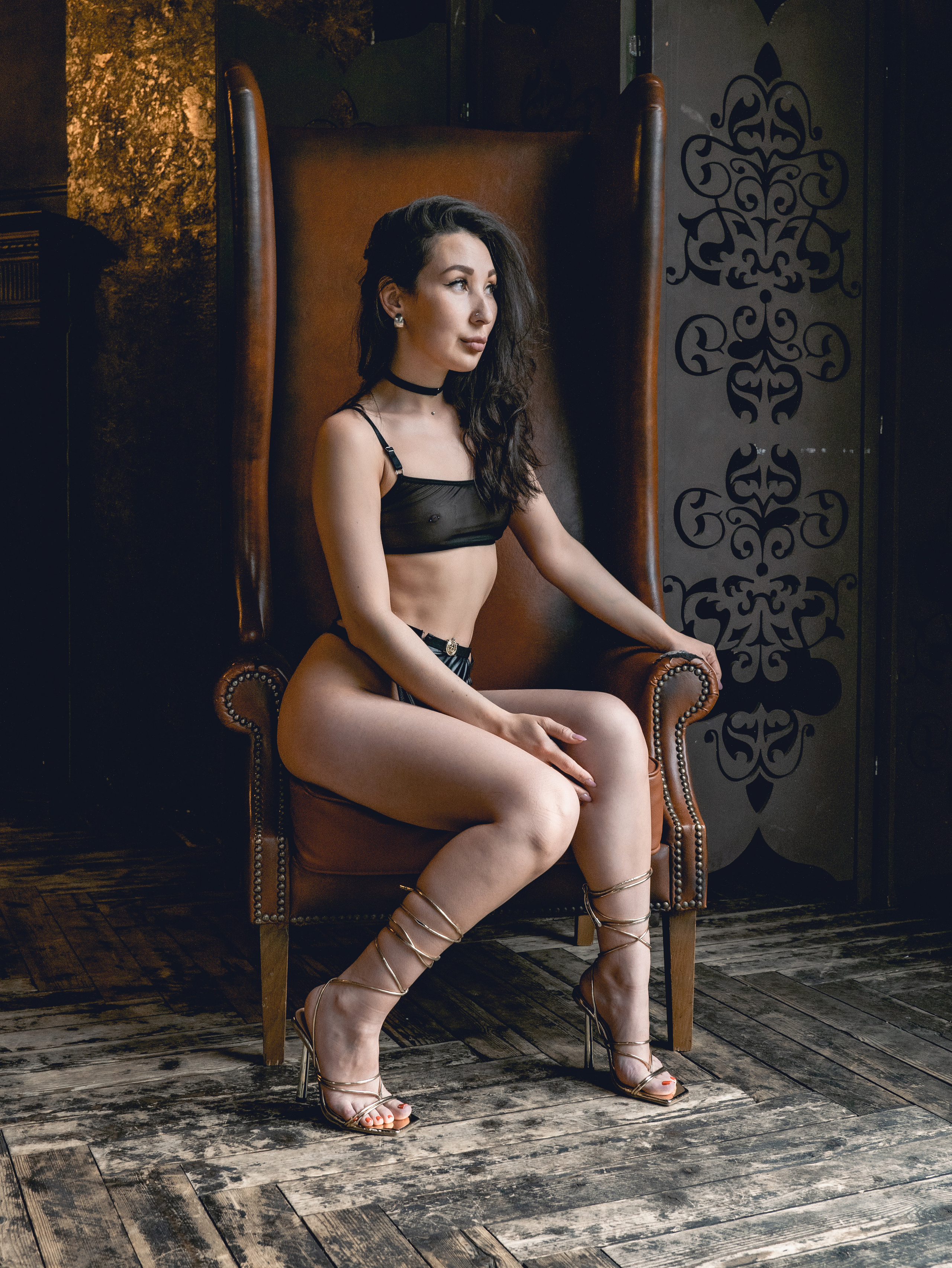 Будуарная фотосессия в белье. Фотосессия в Спб в студии, фотограф Панютина Марина