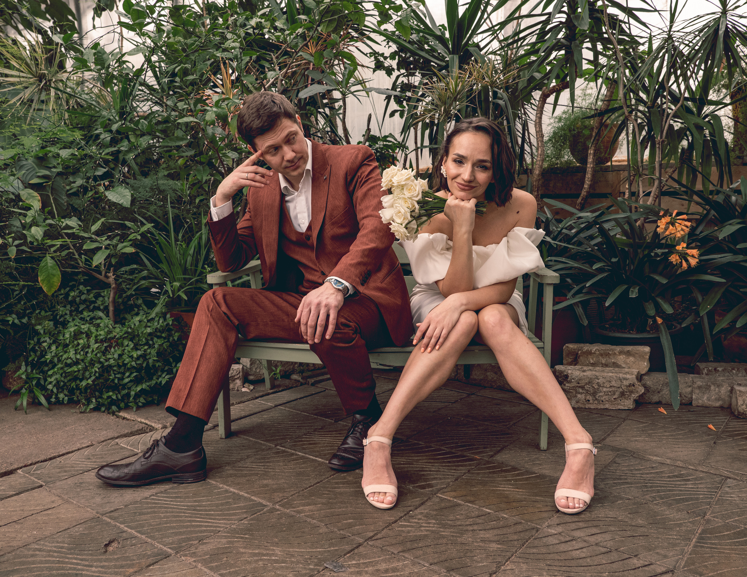 Валерия и Александр. Фотосессия в Спб в студии, фотограф Панютина Марина