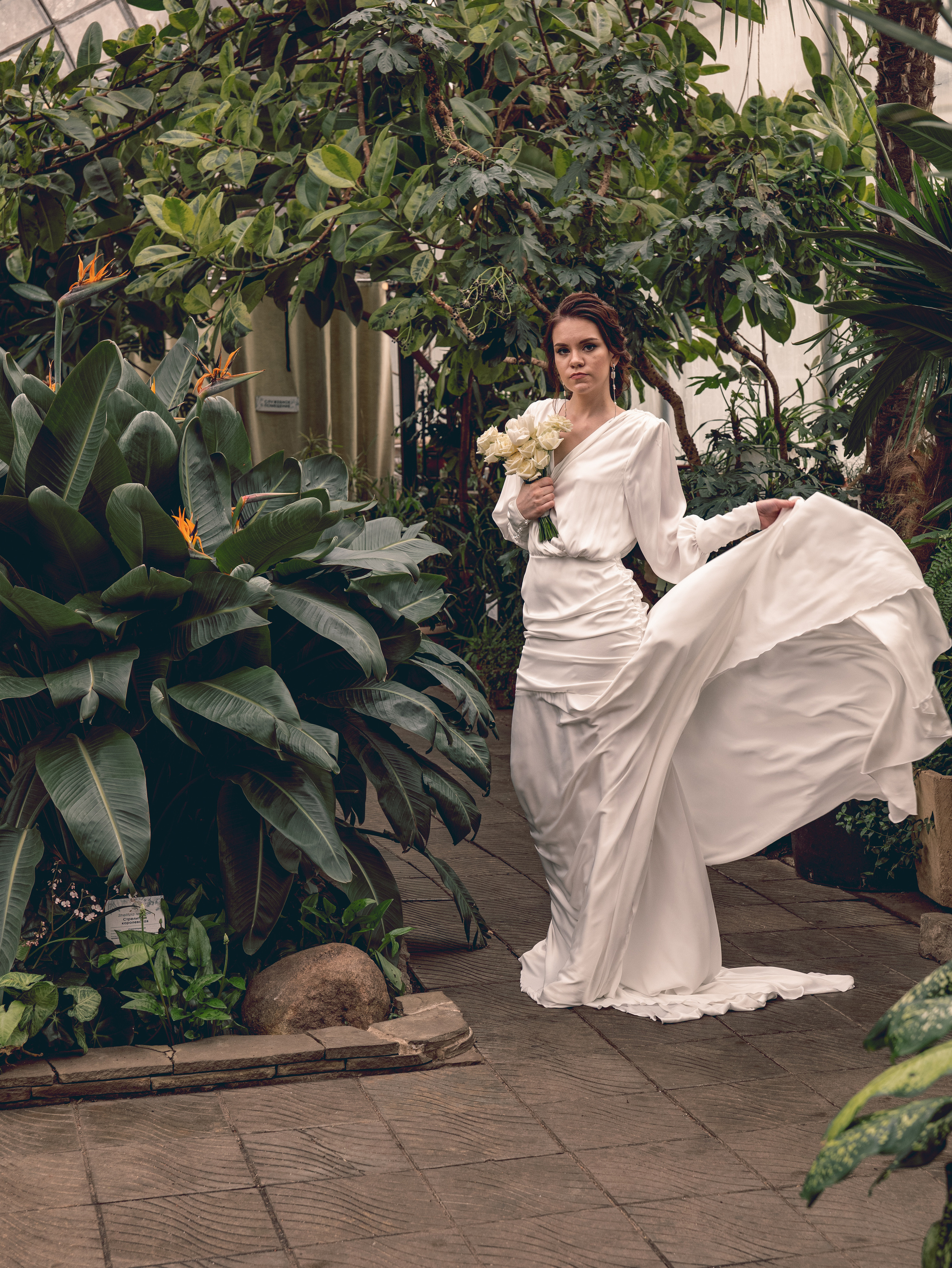 Дарья. Свадебный фотодень. Фотосессия в Спб в студии, фотограф Панютина Марина