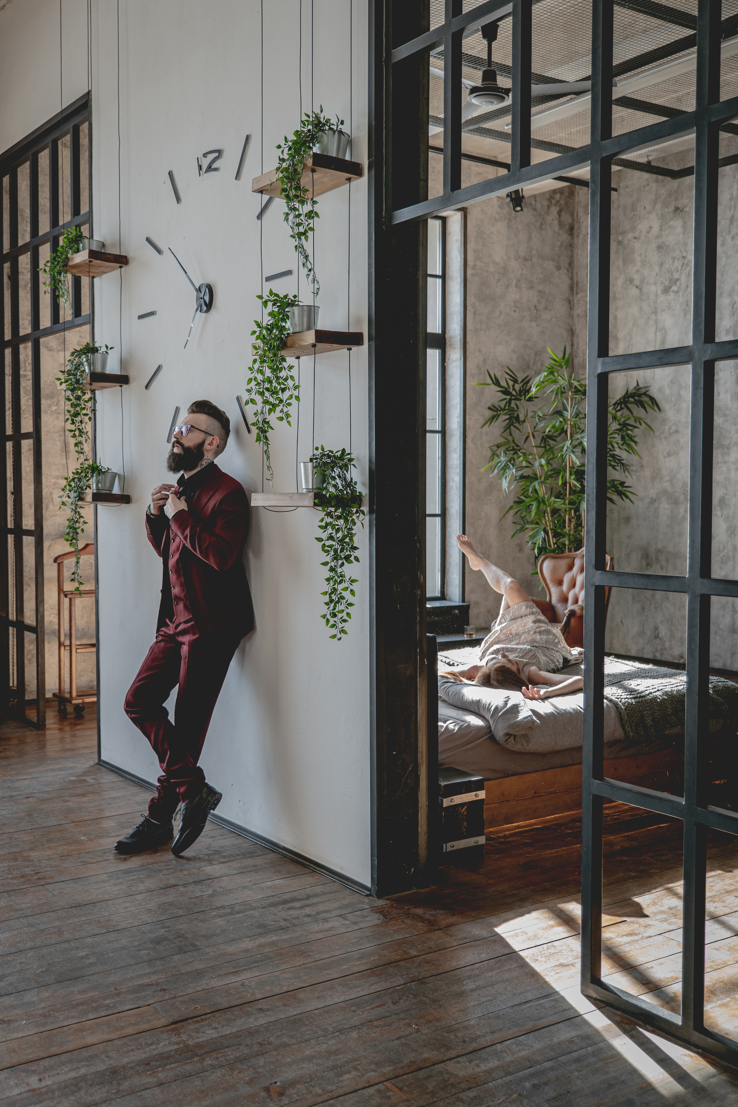 Кирилл и Наталья. Фотосессия в Спб в студии, фотограф Панютина Марина