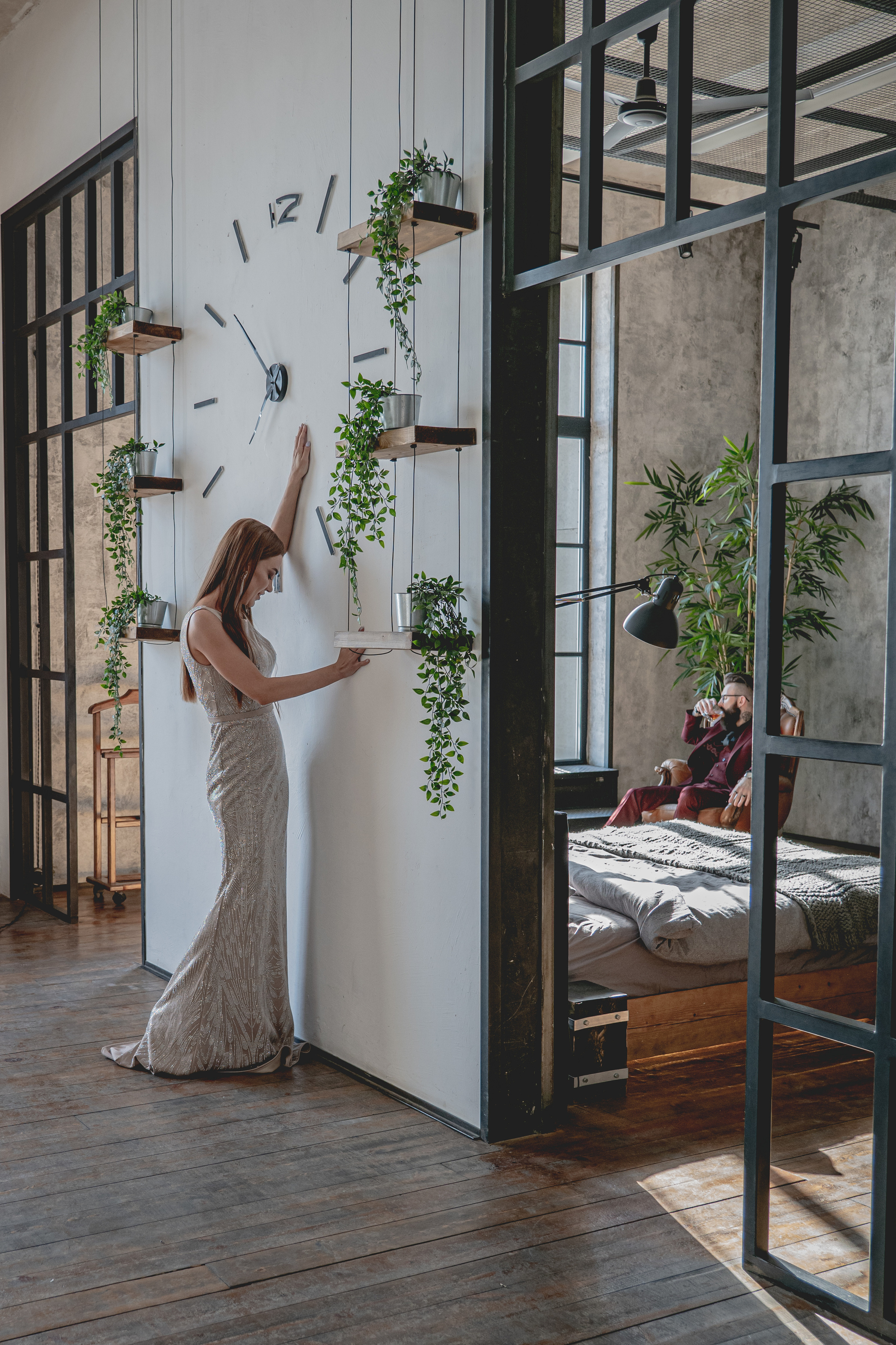 Кирилл и Наталья. Фотосессия в Спб в студии, фотограф Панютина Марина