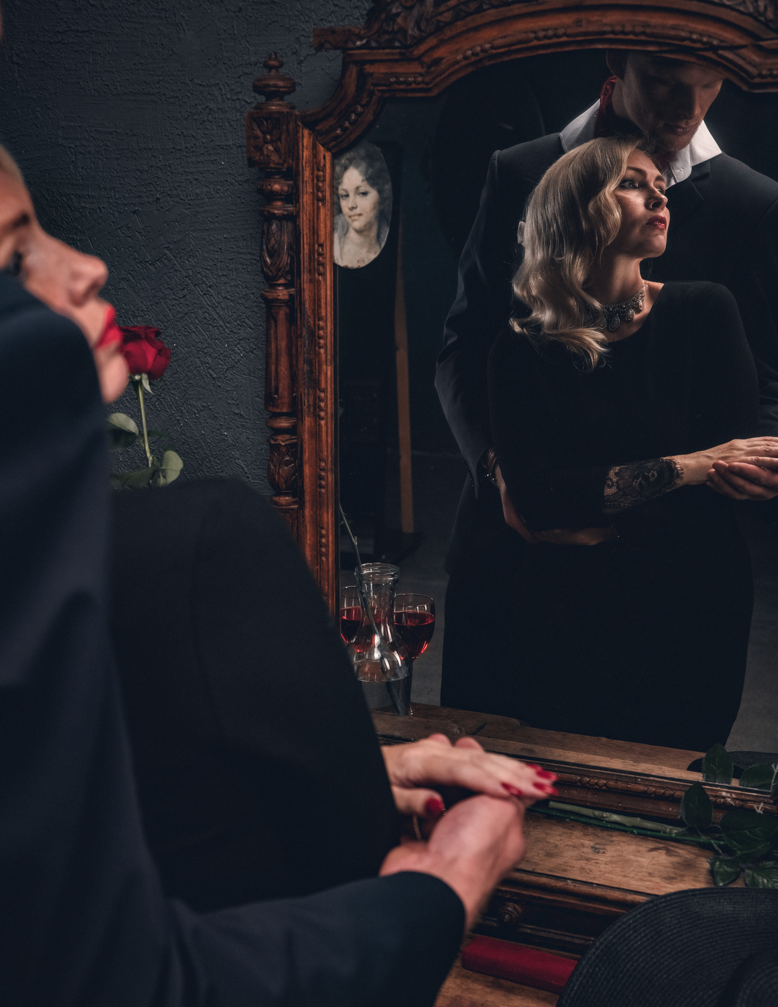 Тайная встреча. Фотосессия в Спб в студии, фотограф Панютина Марина