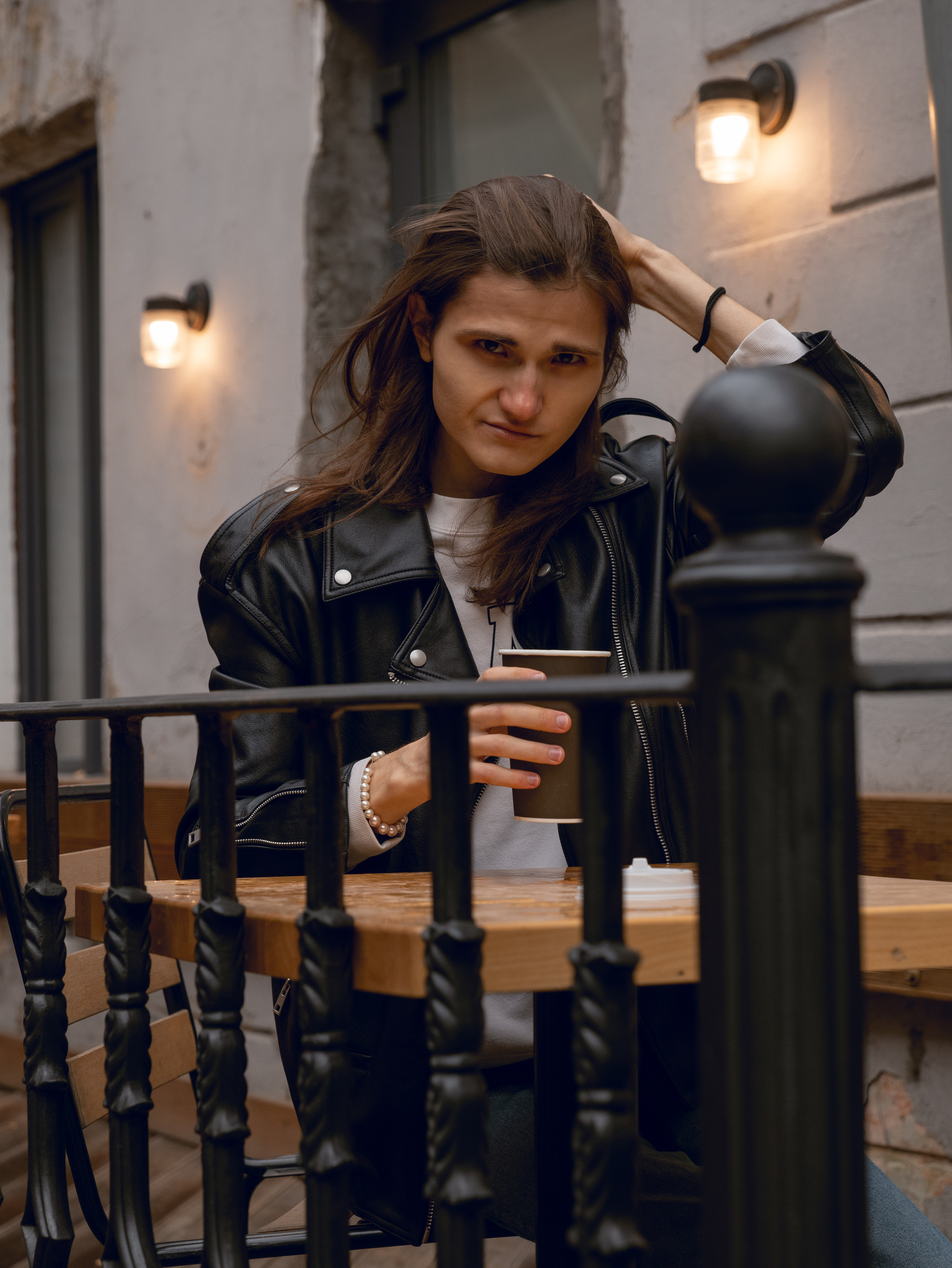 Павел — осенняя прогулка. Фотосессия в Спб в студии, фотограф Панютина Марина