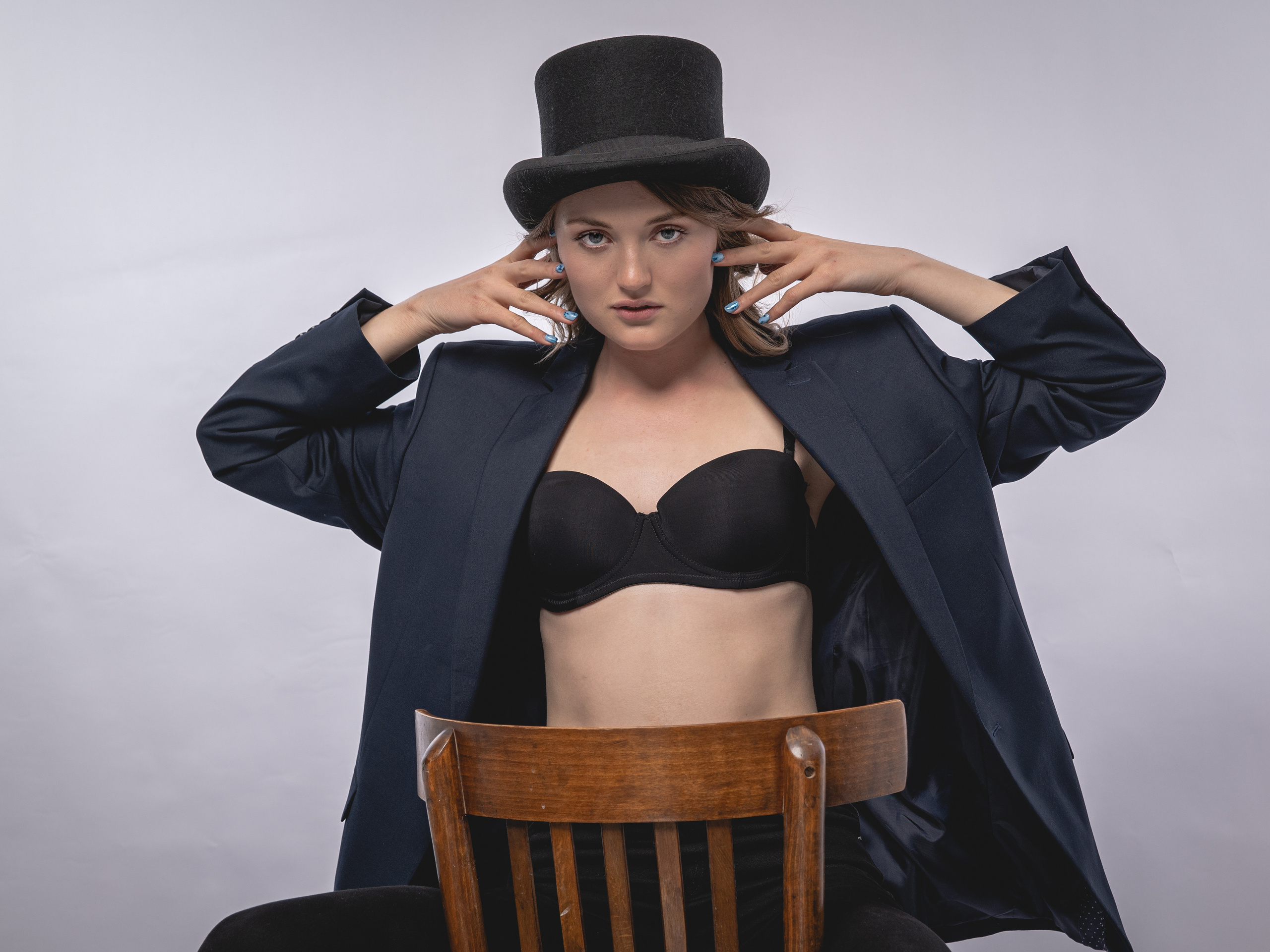 Алена, студия. Фотосессия в Спб в студии, фотограф Панютина Марина