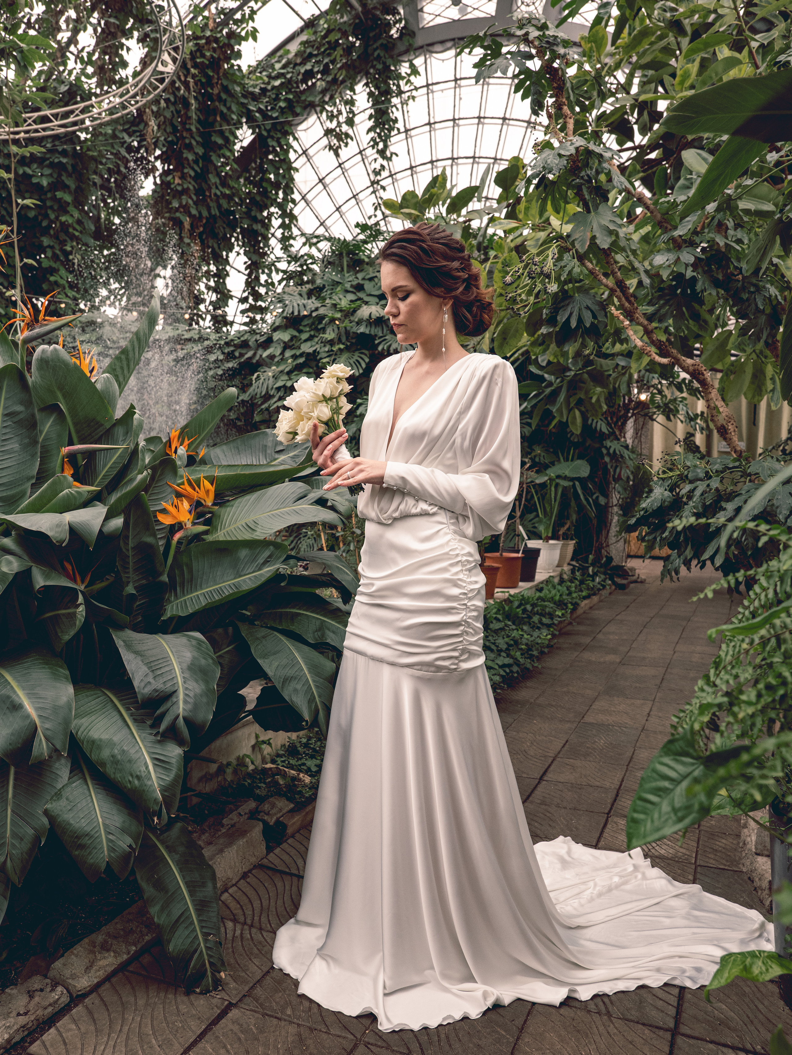 Дарья. Свадебный фотодень. Фотосессия в Спб в студии, фотограф Панютина Марина