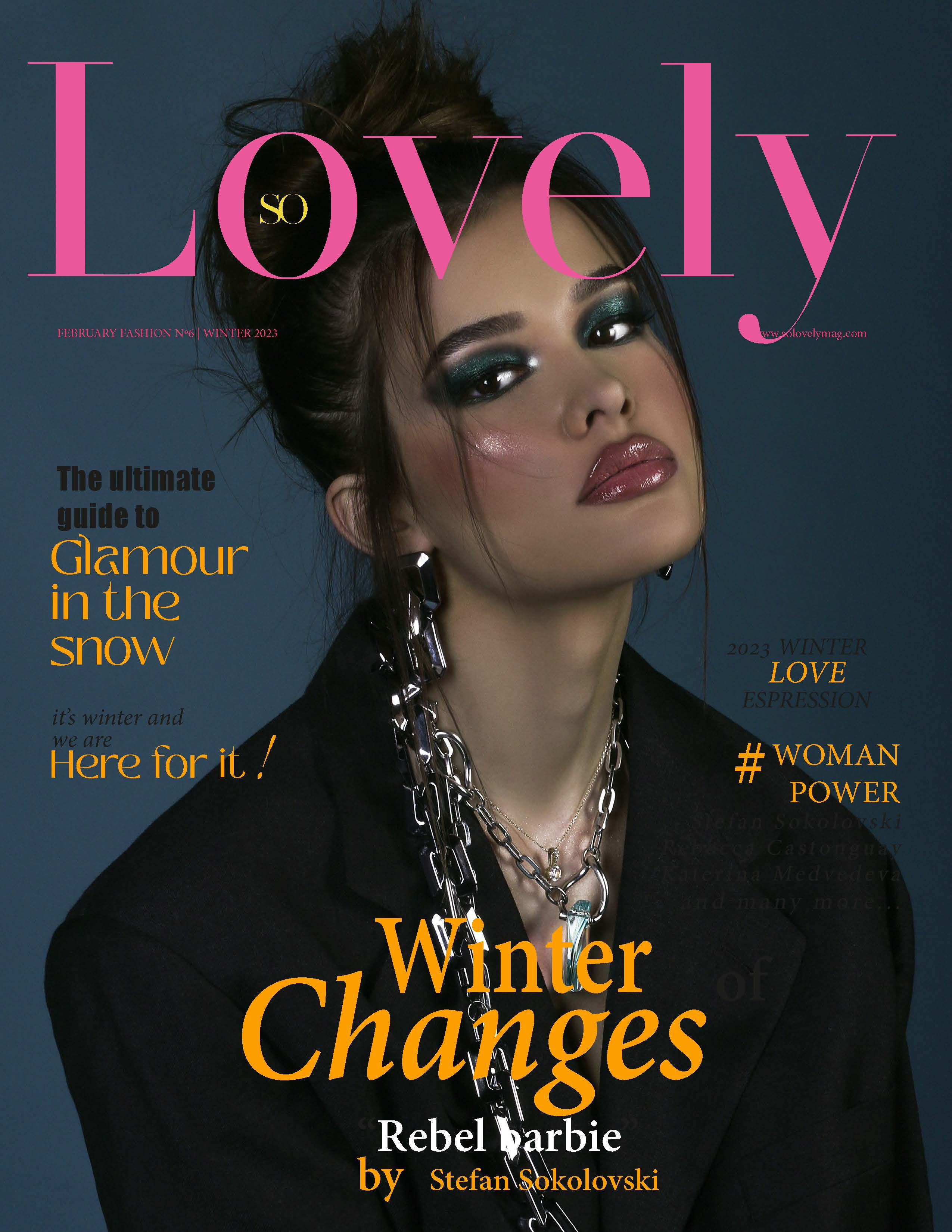 LOVELY MAGAZINE Madrid, España, февраль 2023. Фотосессия в Спб в студии, фотограф Панютина Марина