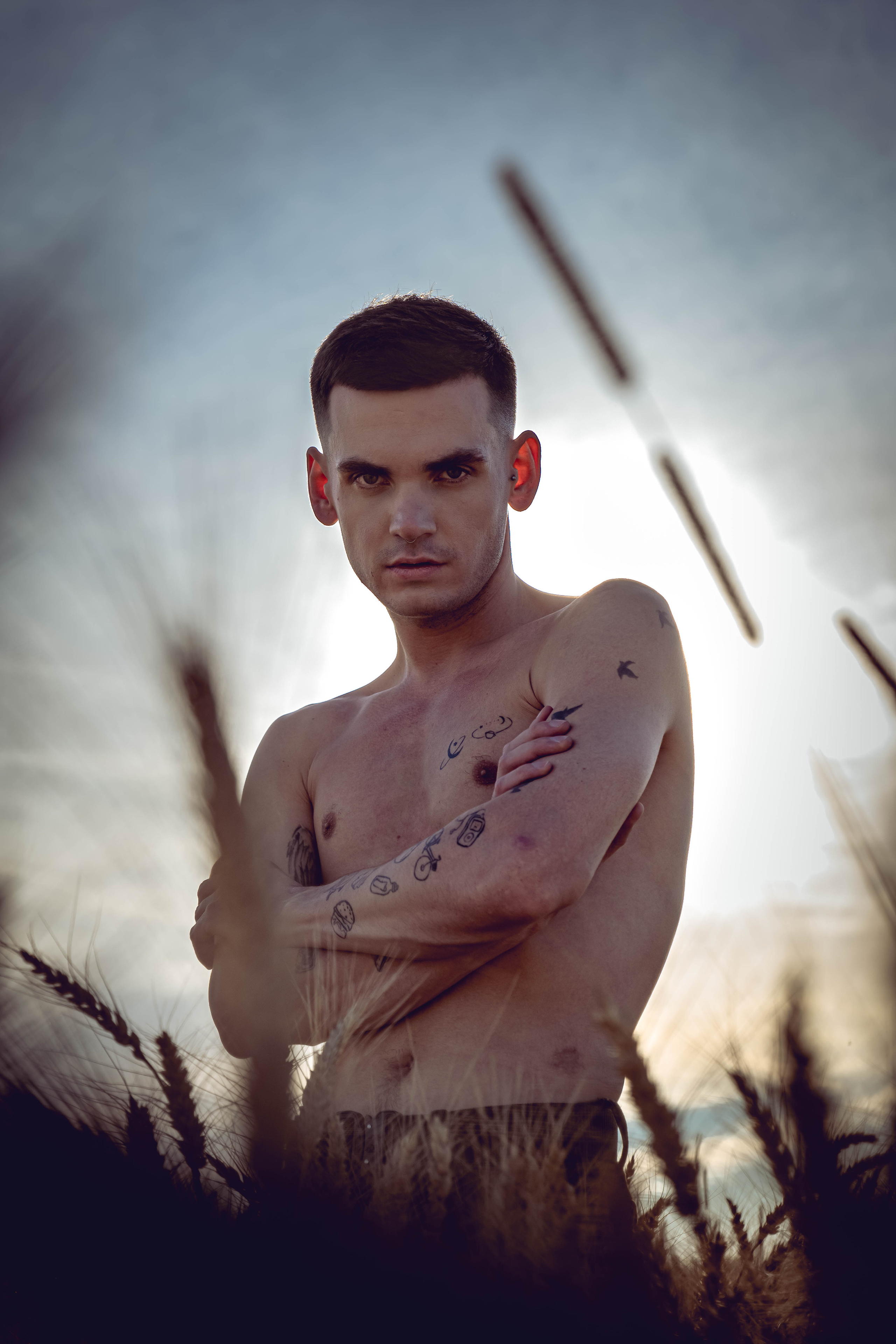 Фотодень в поле с конями. Фотосессия в Спб в студии, фотограф Панютина Марина