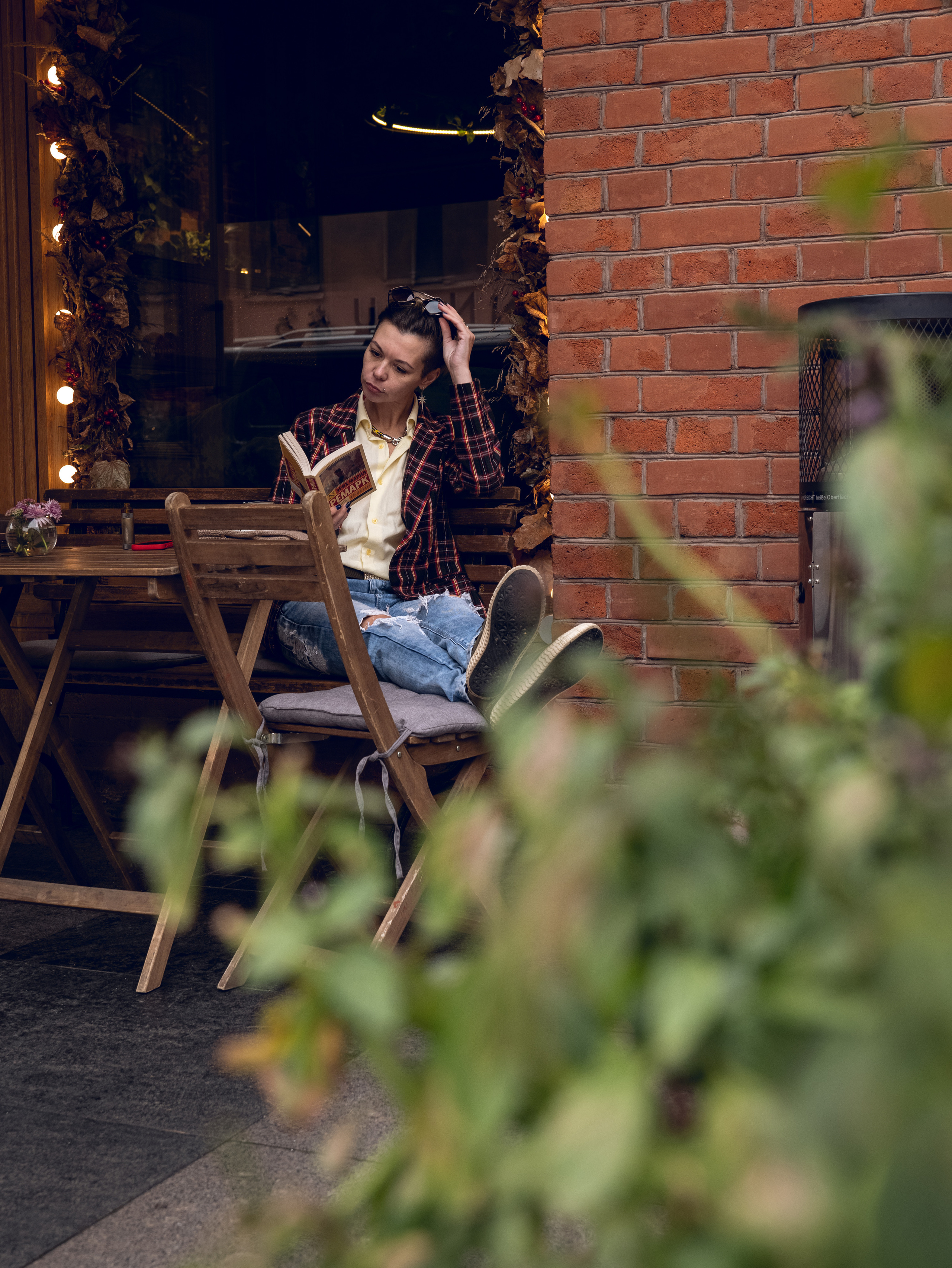 Вика, кафе. Фотосессия в Спб в студии, фотограф Панютина Марина