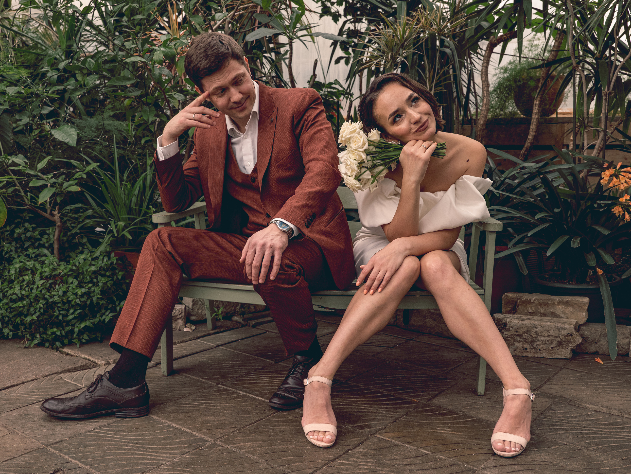 Валерия и Александр. Фотосессия в Спб в студии, фотограф Панютина Марина