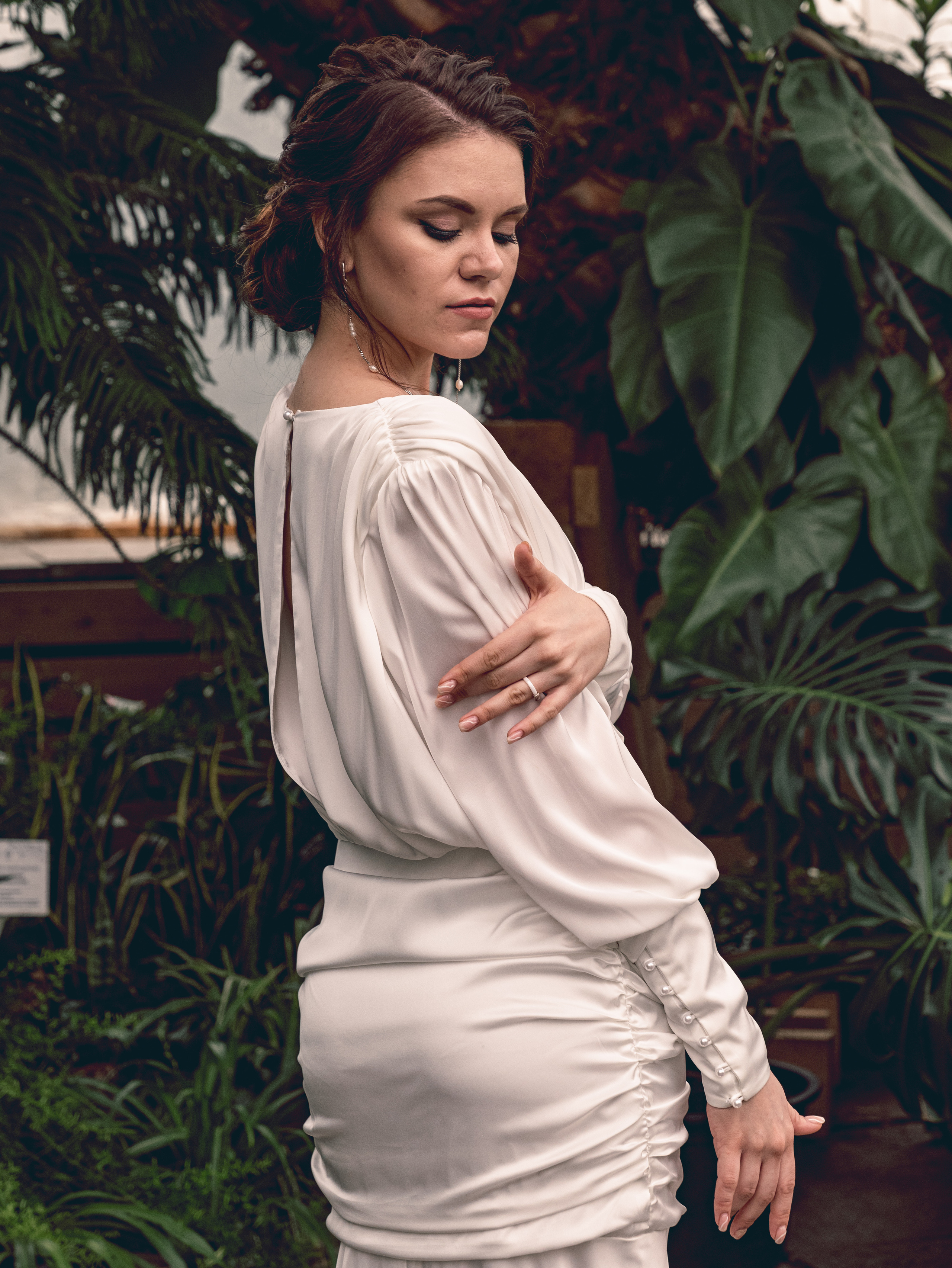 Дарья. Свадебный фотодень. Фотосессия в Спб в студии, фотограф Панютина Марина