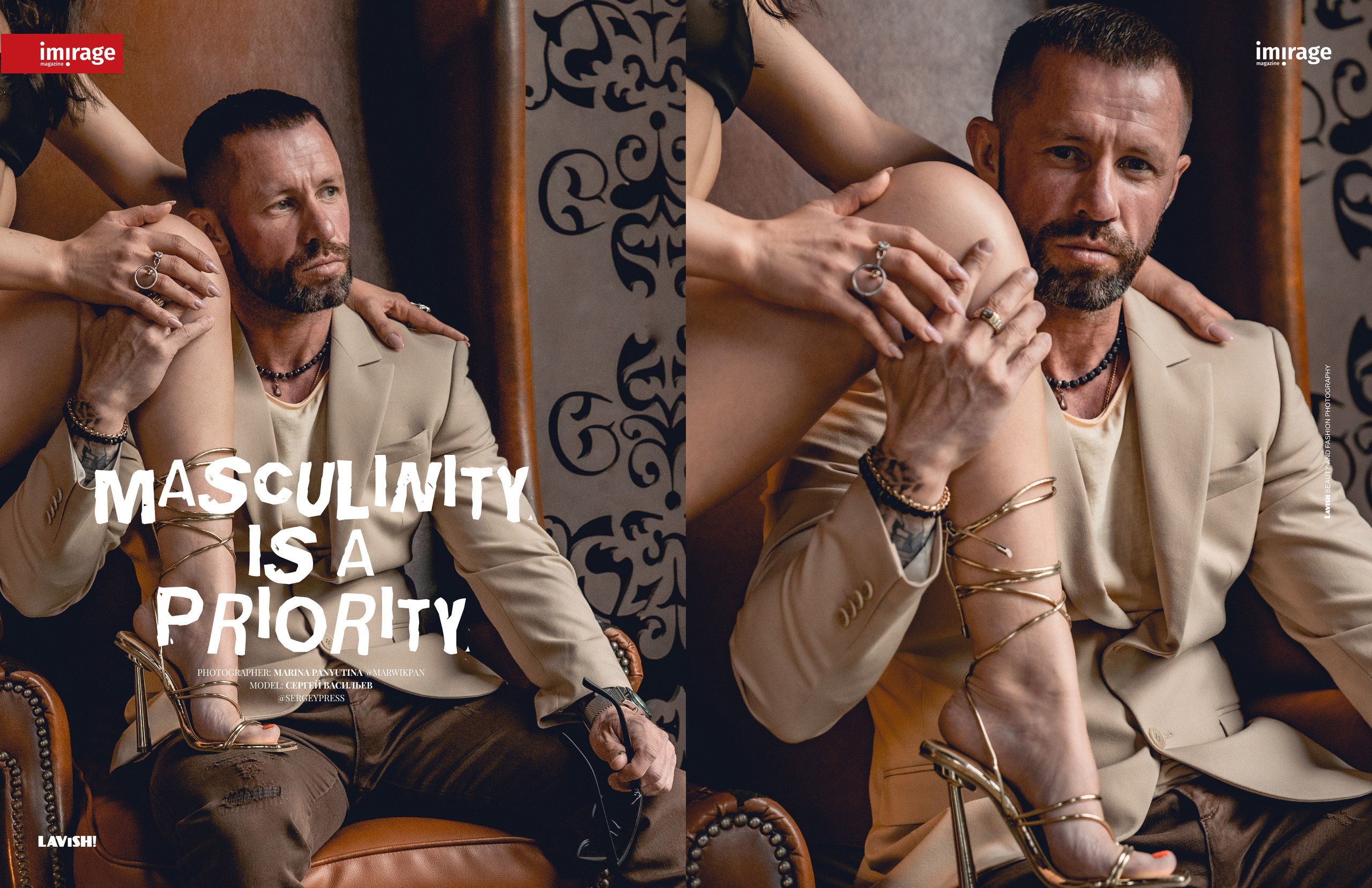 IMIRAGEmagazine · Print · Seduction июнь 2023. Фотосессия в Спб в студии, фотограф Панютина Марина