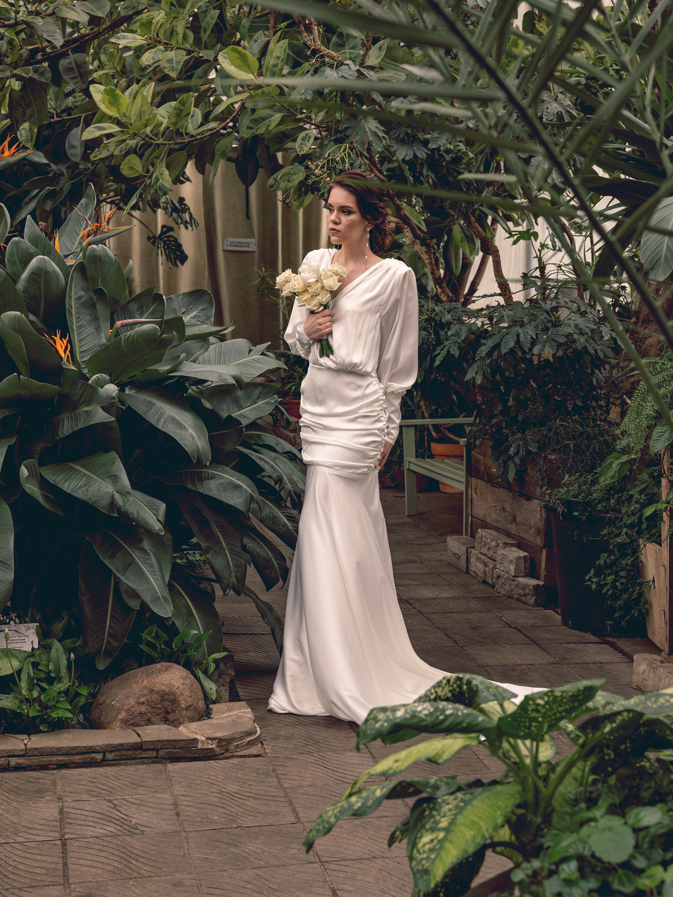 Дарья. Свадебный фотодень. Фотосессия в Спб в студии, фотограф Панютина Марина