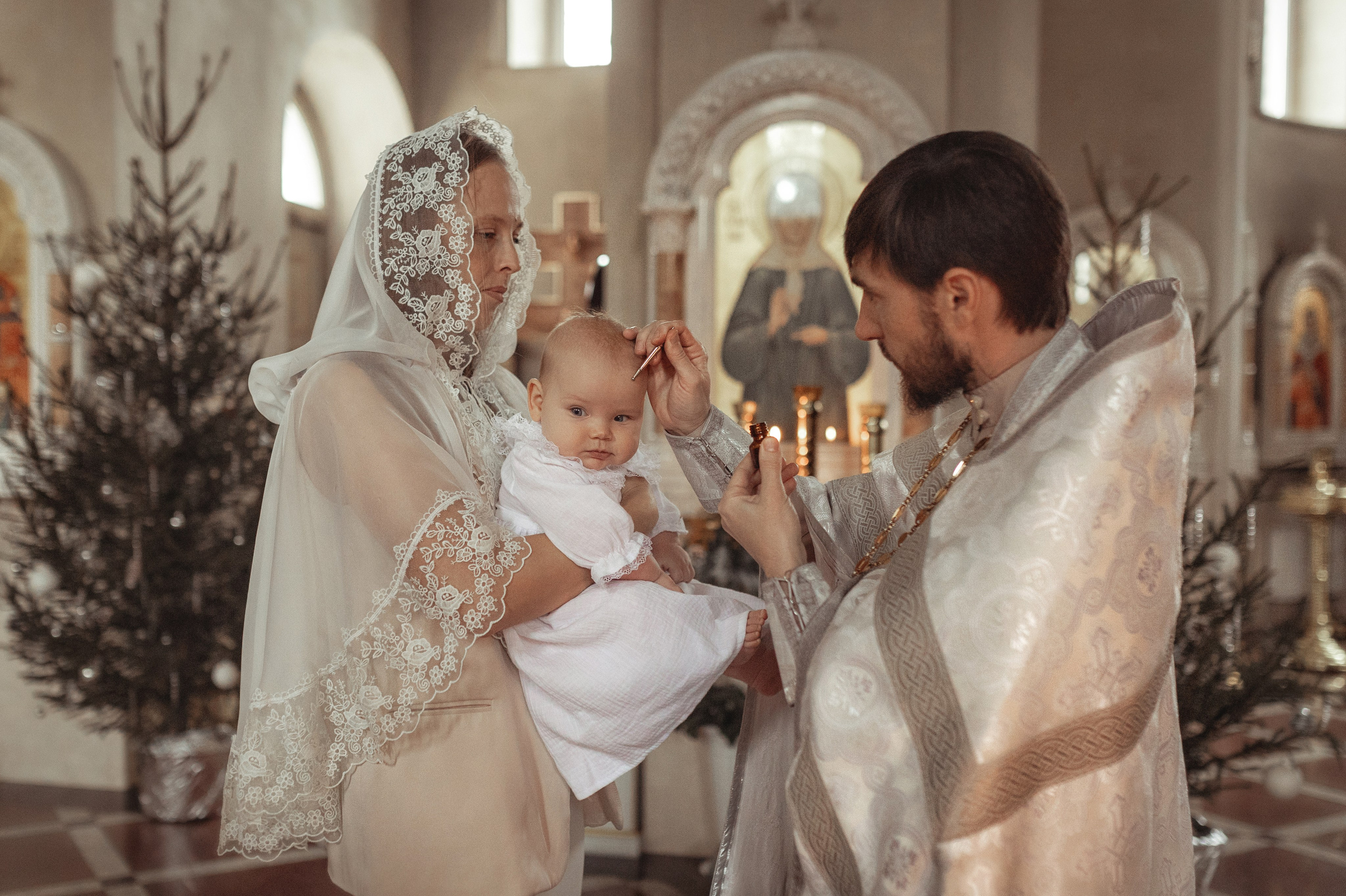 Таинство Крещение Ксении. Храм Александра Невского. Славянск н/К. Фотограф на Крещение и Венчание Краснодарский край — Гранкина Юлия