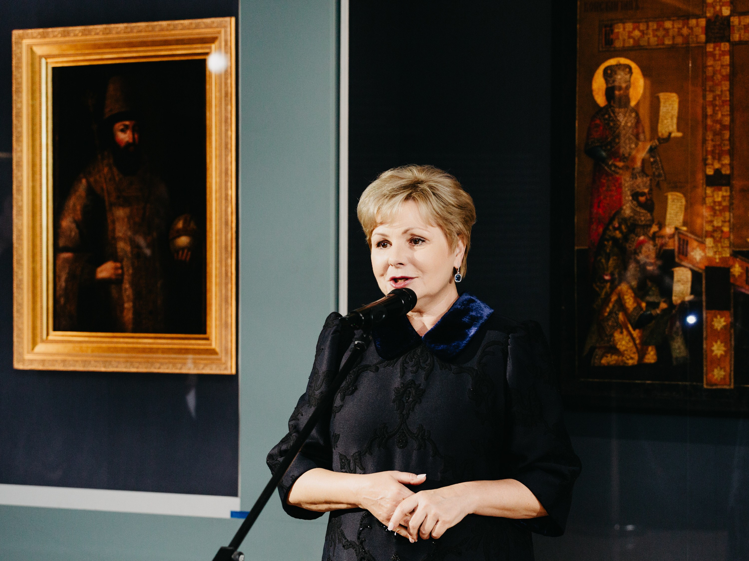 Открытие выставки «Царь и Патриарх». Татьяна Журавлева