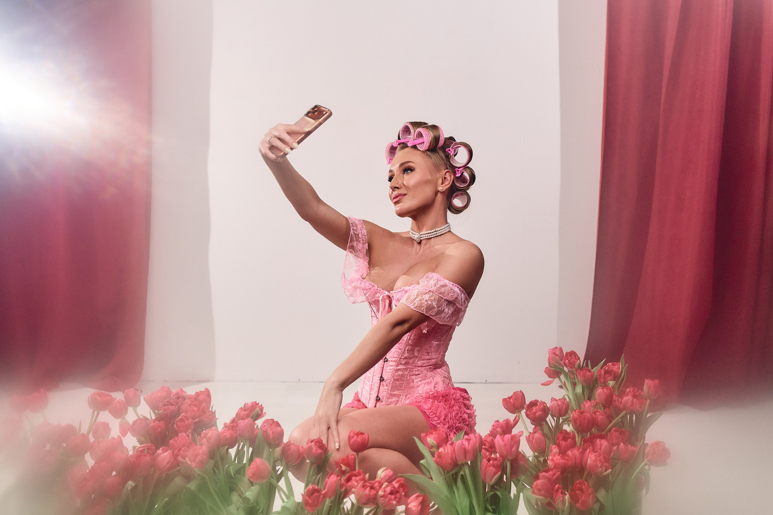 Воркшоп в студии «Тренд» к 8 марта. Фотограф Евгений Леонов