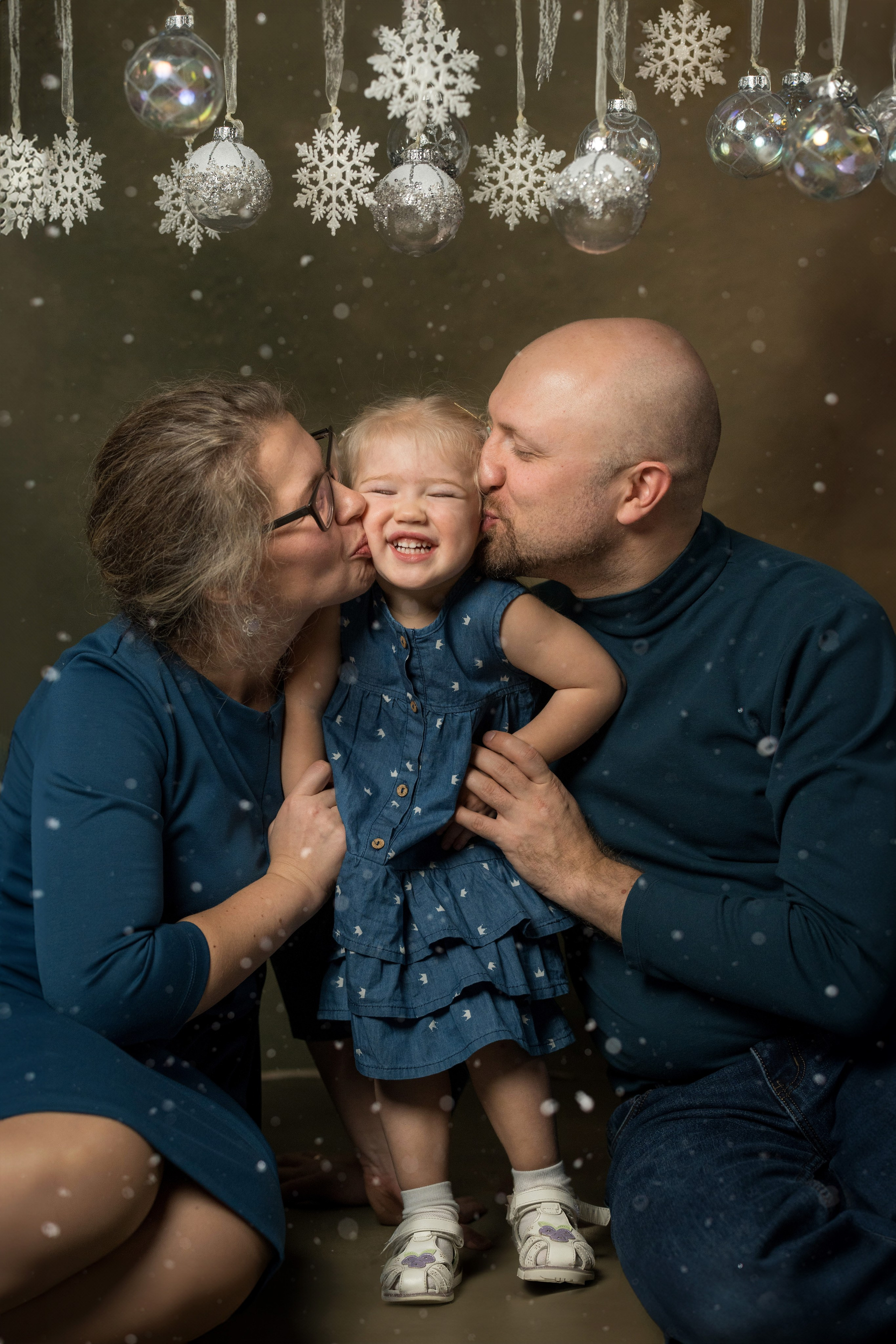 Семейная новогодняя фотосессия