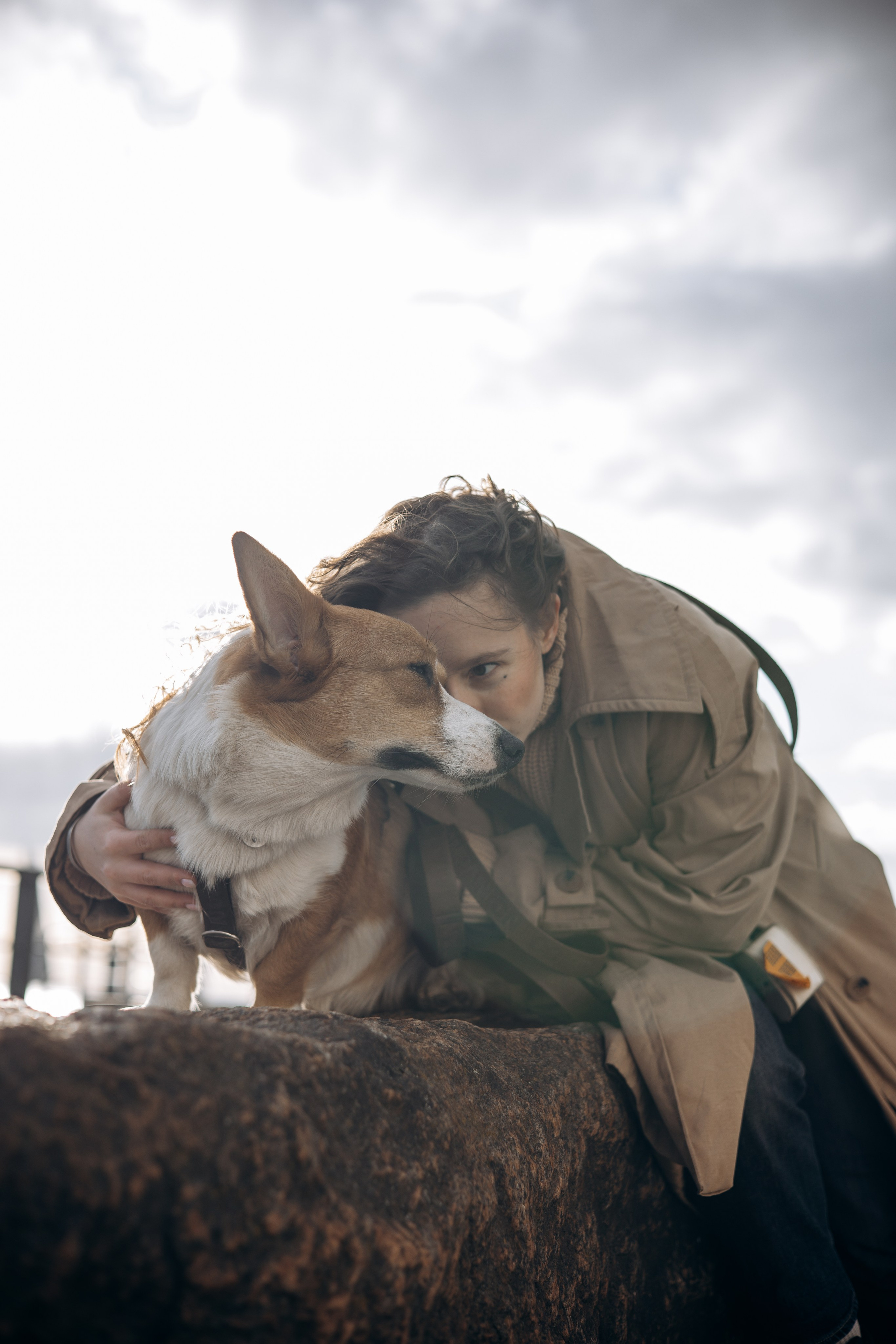 Александра и Мика. Фотограф животных Евгения Верцинская