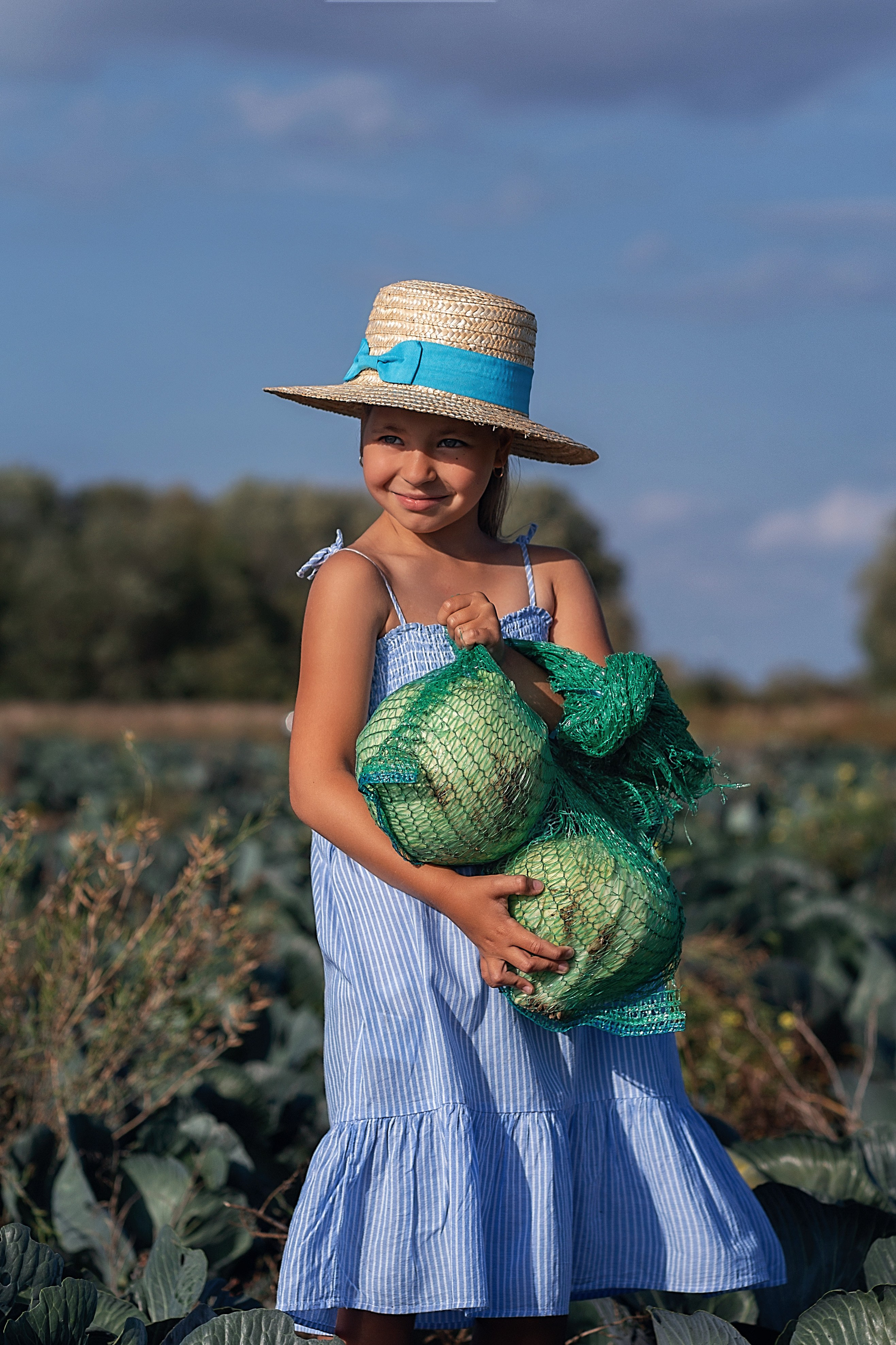 Капустное поле_Ленинградская область. Семейный фотограф в Санкт-Петербурге