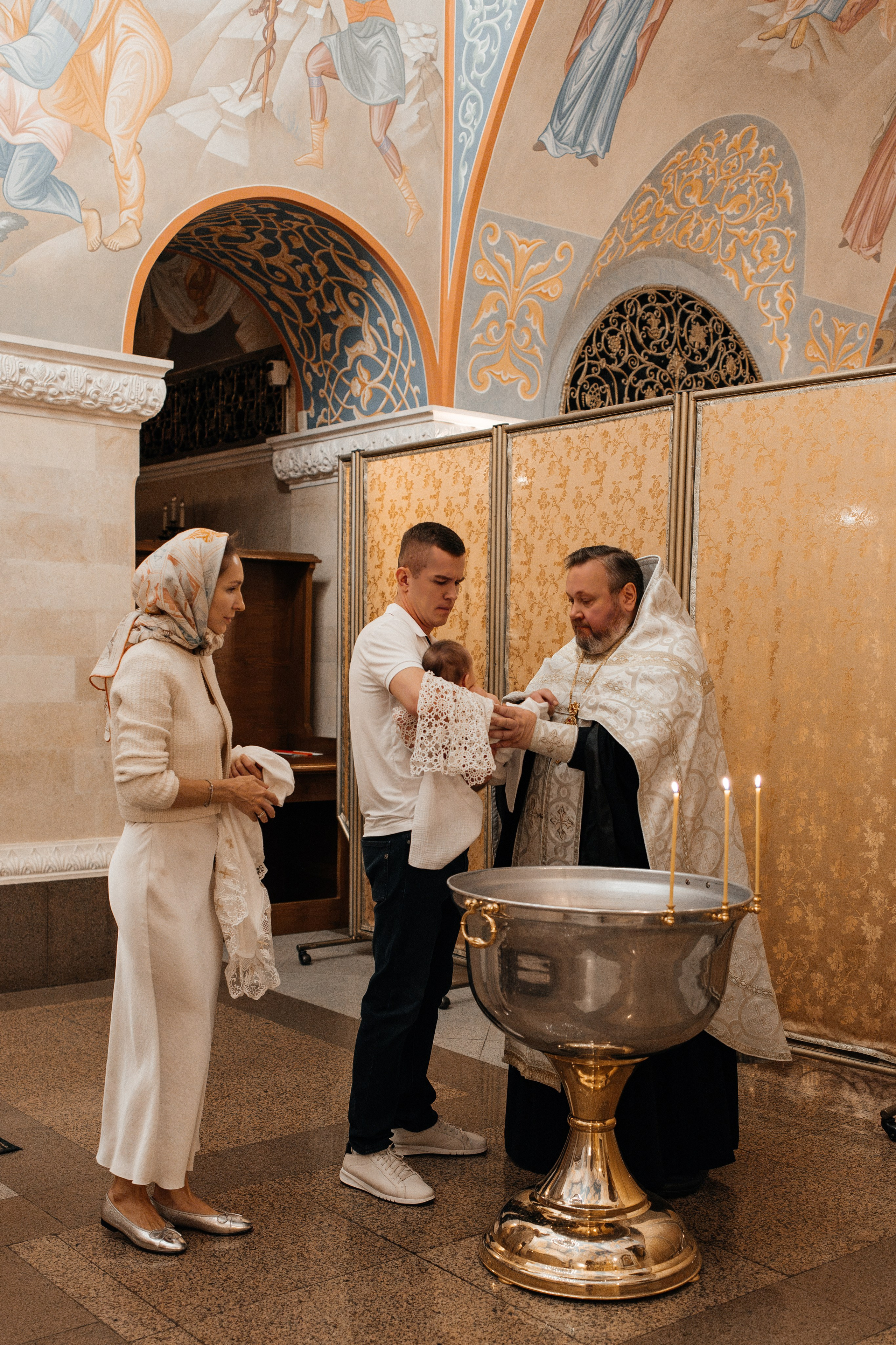 Крещение Анны. Семейный фотограф в Москве Алина Киблина