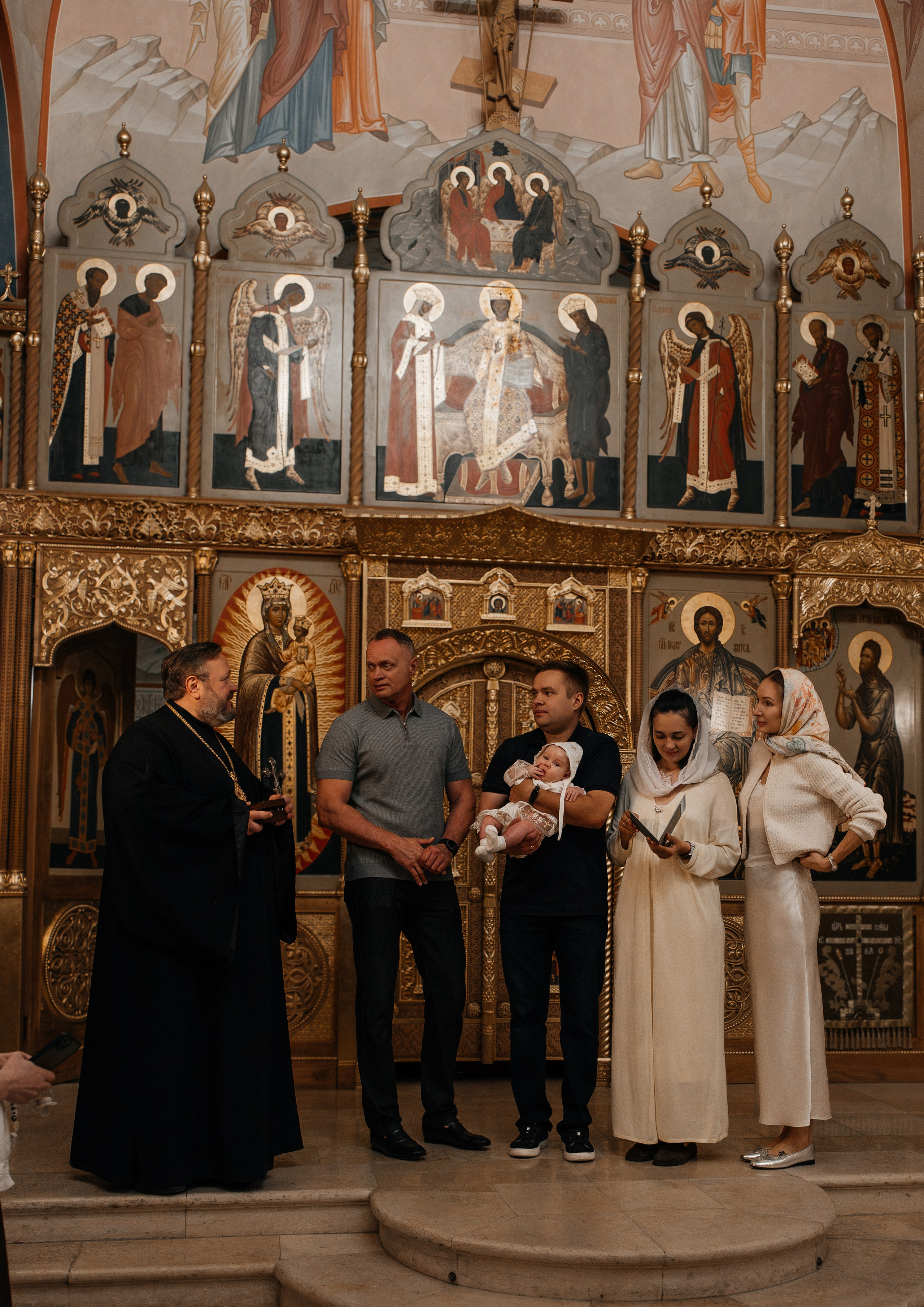 Крещение Анны. Семейный фотограф в Москве Алина Киблина