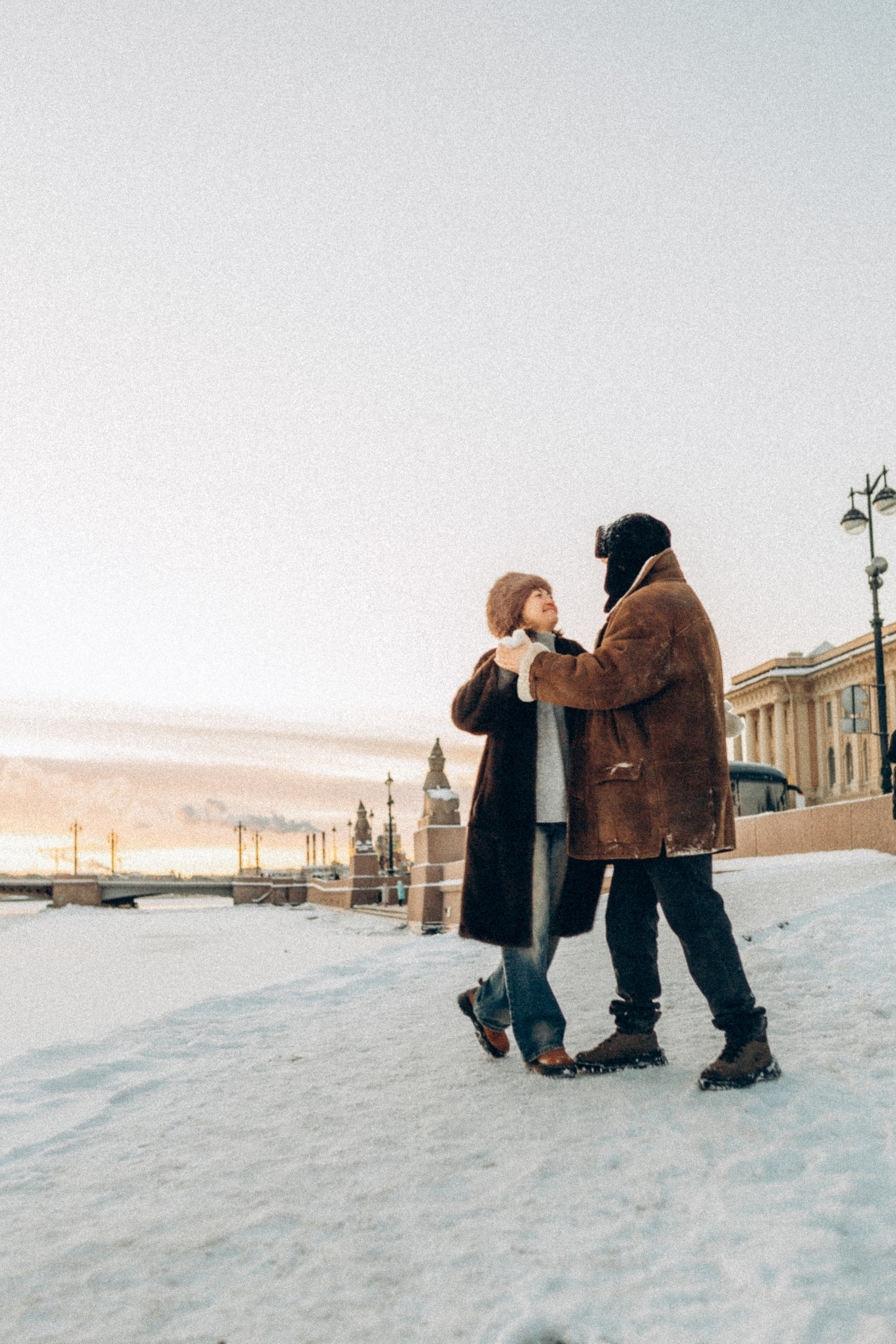 LoveStory зимняя. Фотограф Санкт-Петербург Князева Елизавета