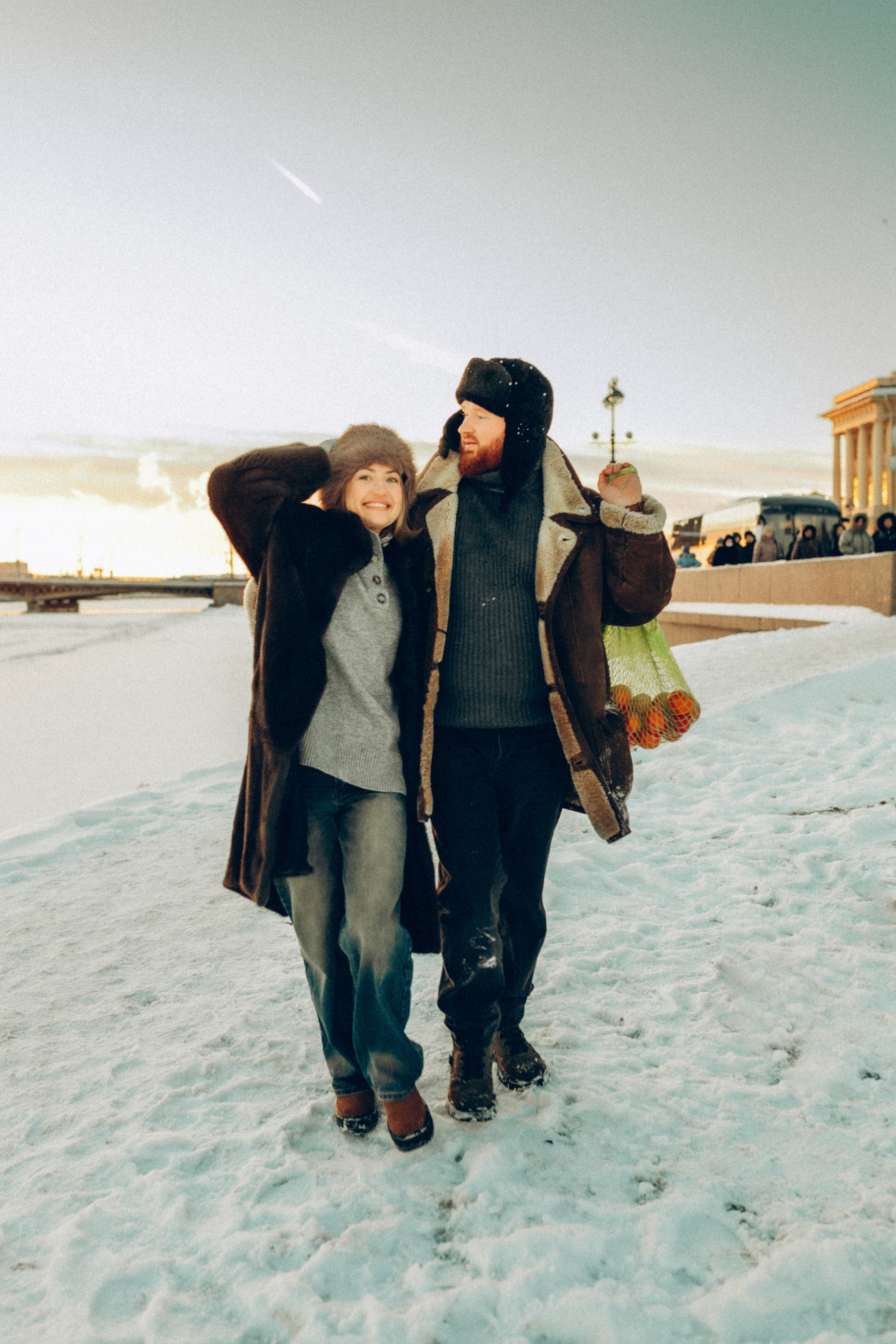 LoveStory зимняя. Фотограф Санкт-Петербург Князева Елизавета